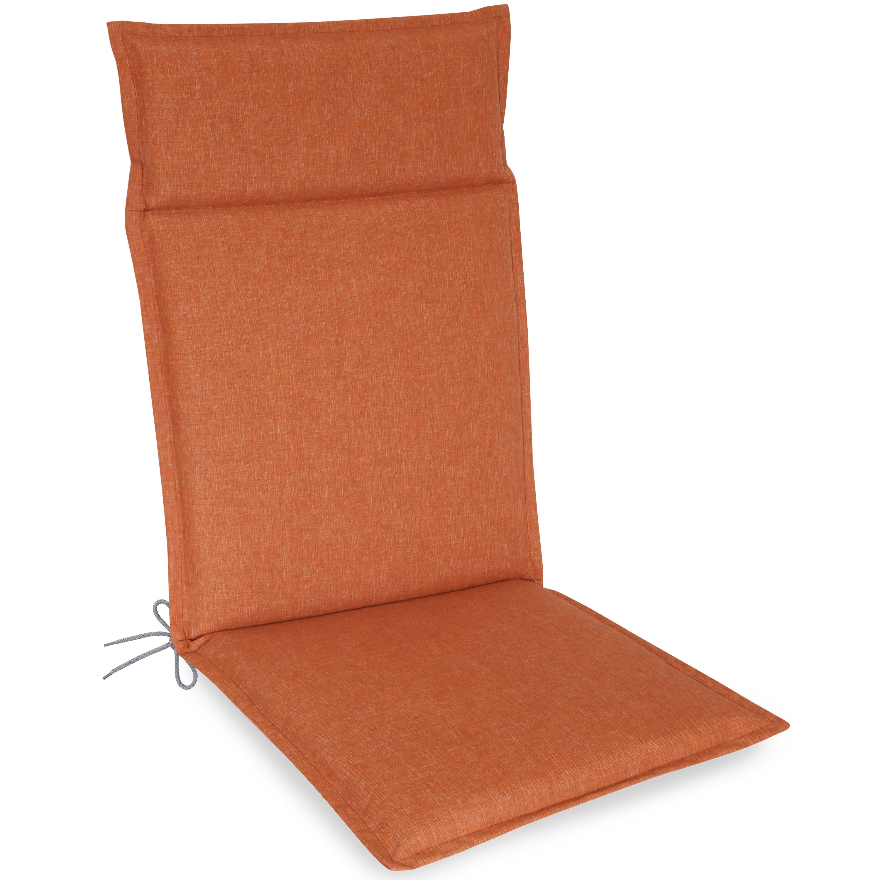 Herlag Hochlehnerauflage Bea Gartenstuhlauflage Hochlehner Wasserabweisend 120x50x4,5cm, (1 St), Polsterauflage für Klappstühle mit UV- & Fleckschutz