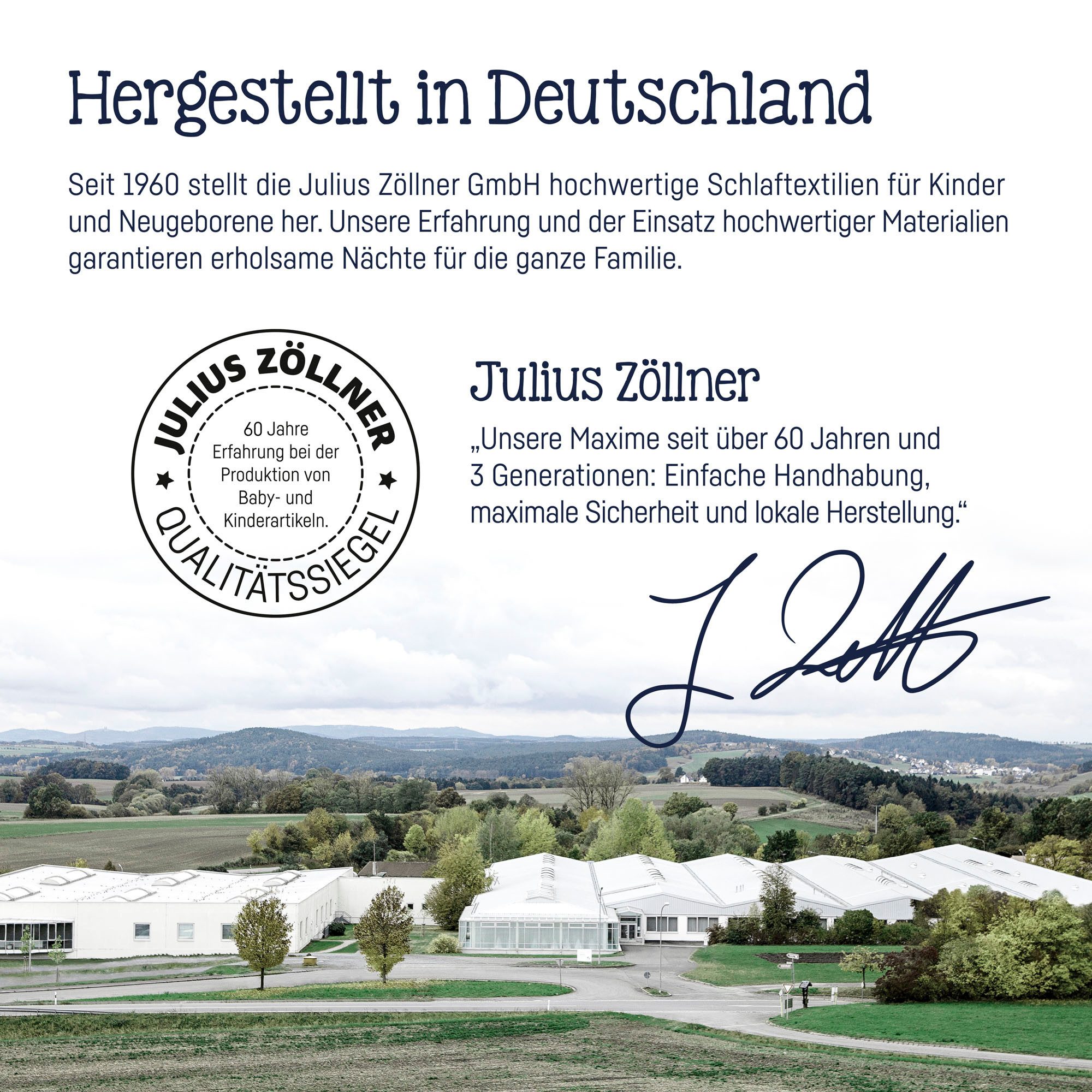 Julius Zöllner Bettnestchen Musselin, sand, Made in Germany