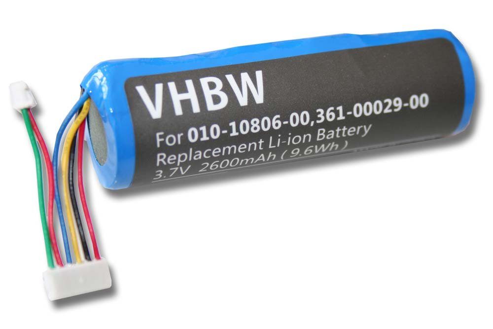 vhbw kompatibel mit Garmin Astro 320, 220, DC30, DC40, DC20 Akku Li-Ion 2600 mAh (3,7 V)