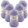 5 x ALIZE Bella 100 158 Lavender