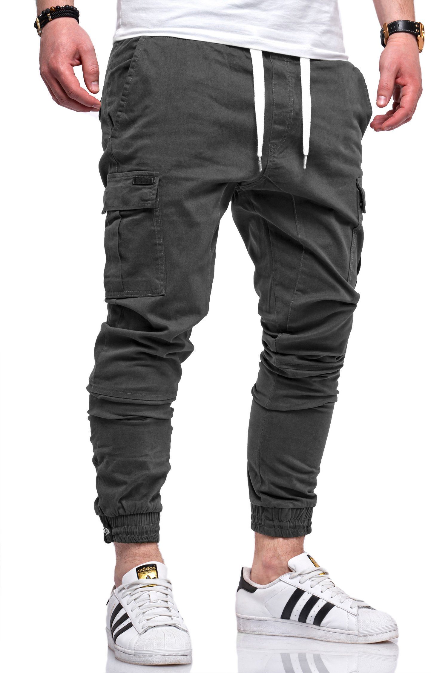 behype Cargohose HAWK mit elastischem Bund günstig online kaufen