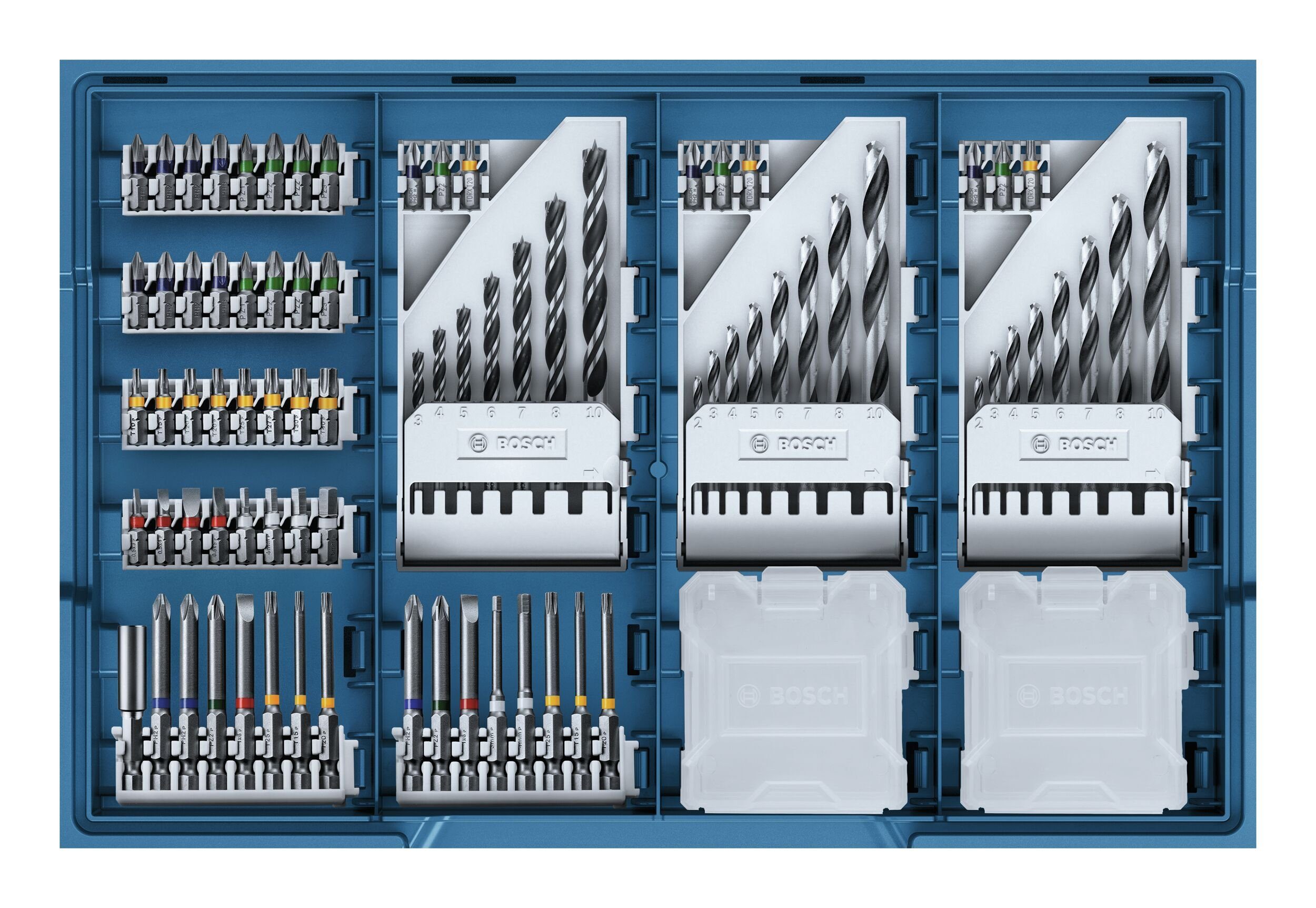 Bosch Professional Akku-Bohrschrauber GSR 18V-28, 18 V, Mit 2x Akku 4 Ah - im L-Case Pick & Click