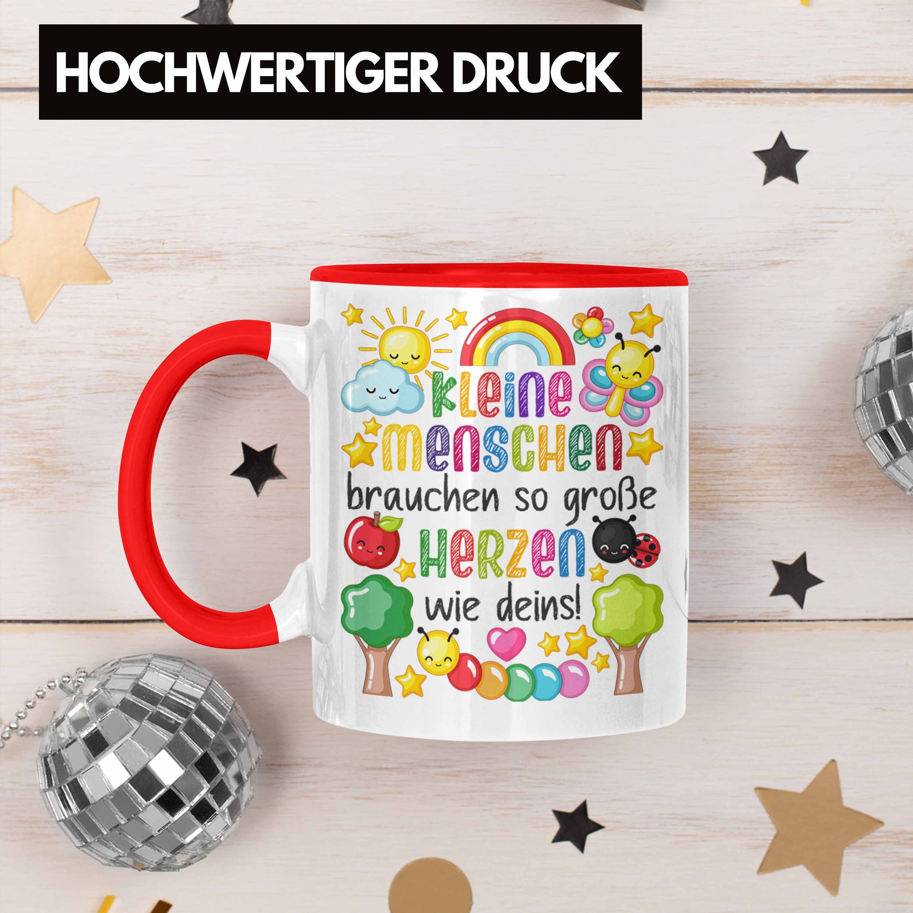 Trendation Tasse Trendation - Erzieherin Tasse Geschenk Danke Dankeschön Abschiedsgesch