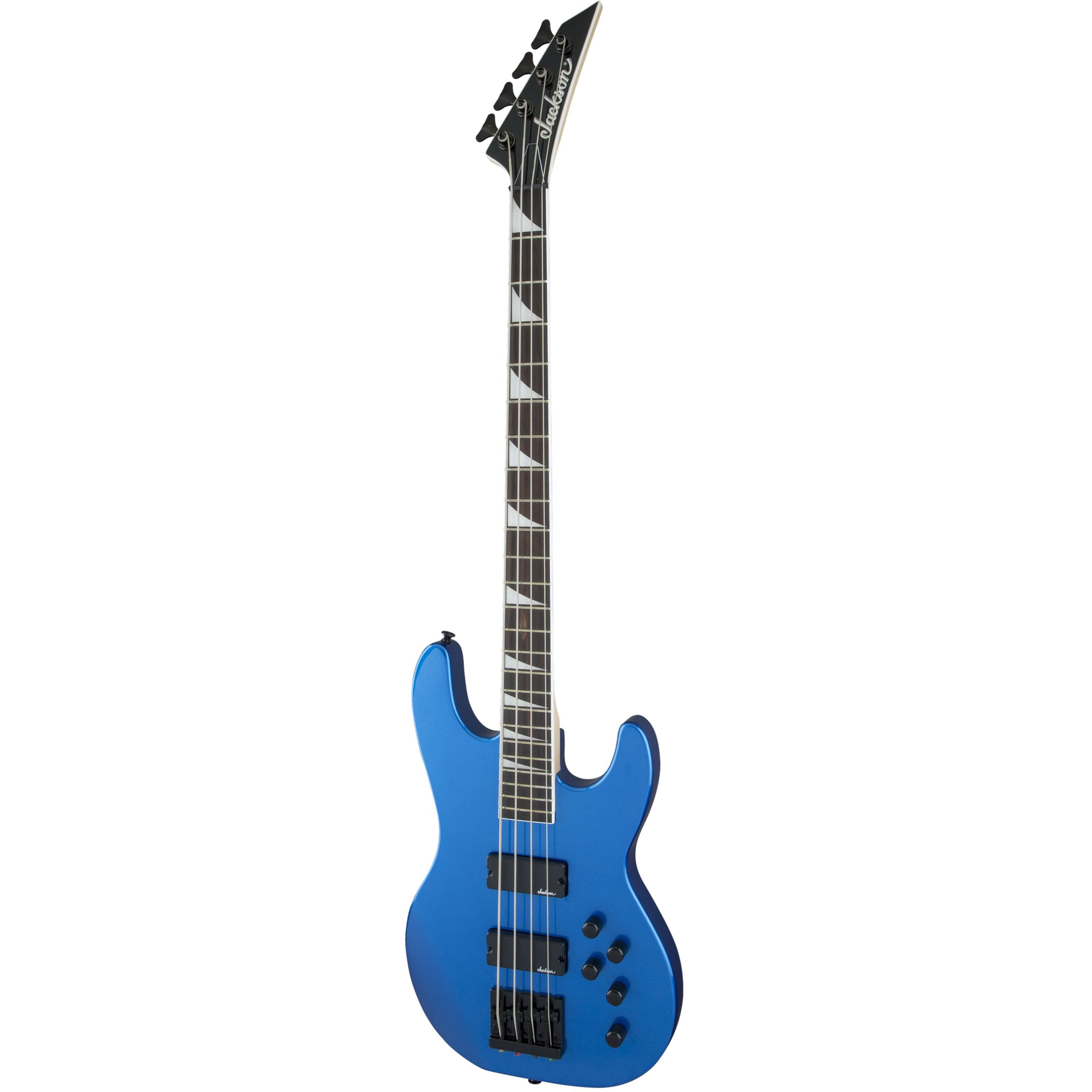 E-Bass Spielzeug-Musikinstrument, Jackson Series - Concert Bass Blue AM JS3 JS Metallic
