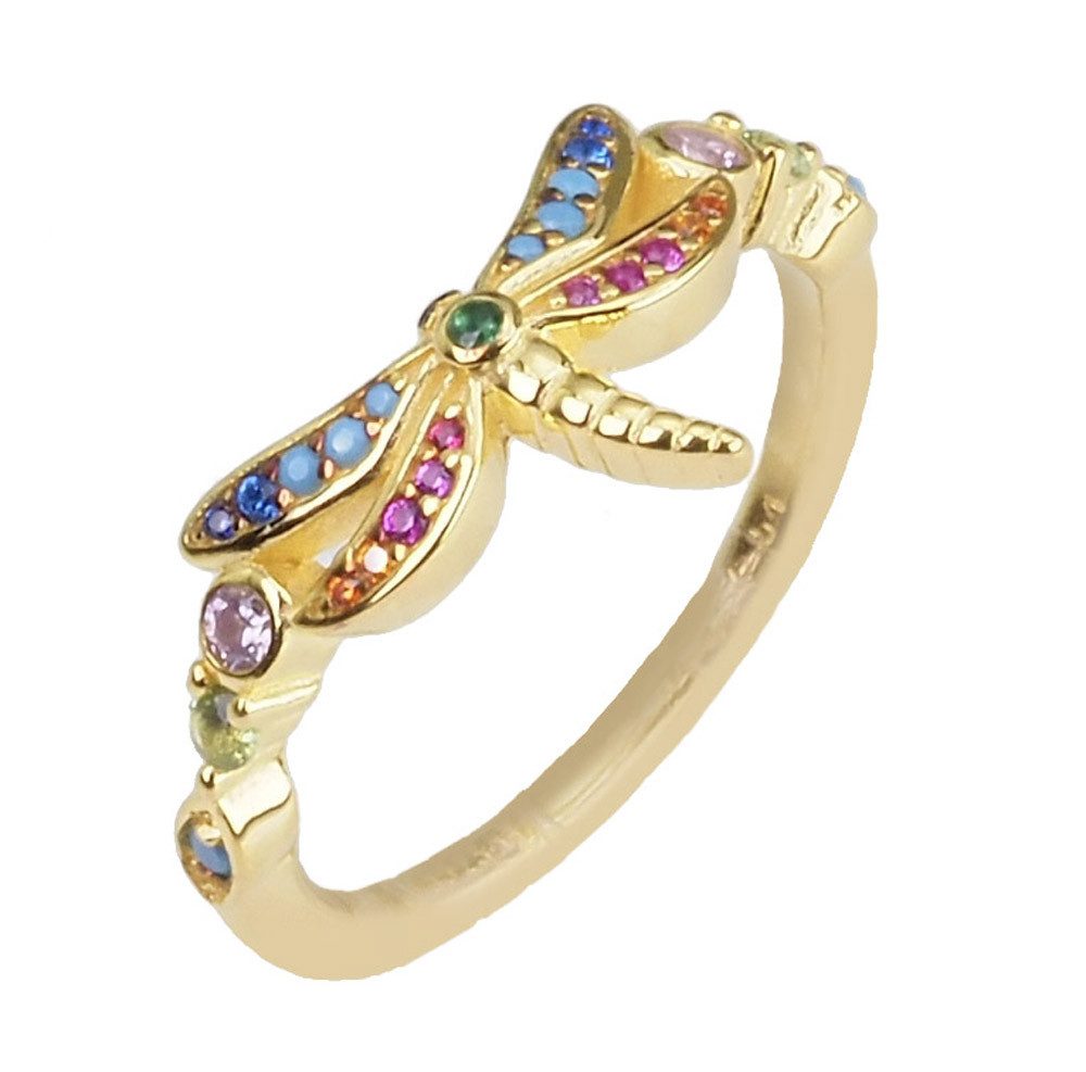 THOMAS SABO Silberring Damen goldfarben TR2383-315-7-54 Ringgröße 54 günstig online kaufen