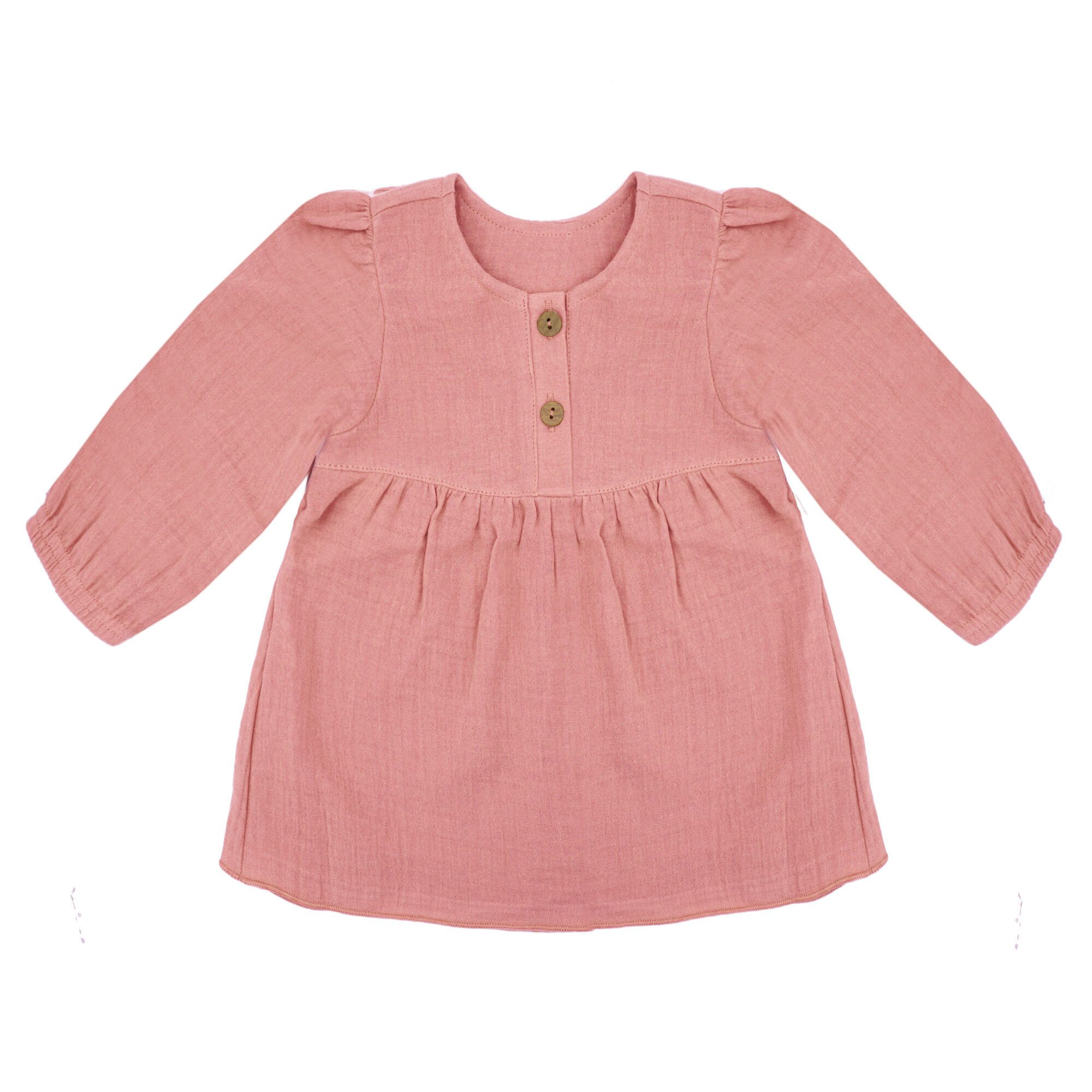 MAXIMO Shirtbluse GOTS BABY GIRL-Bluse langer Ärmel, Musselin (1-tlg)