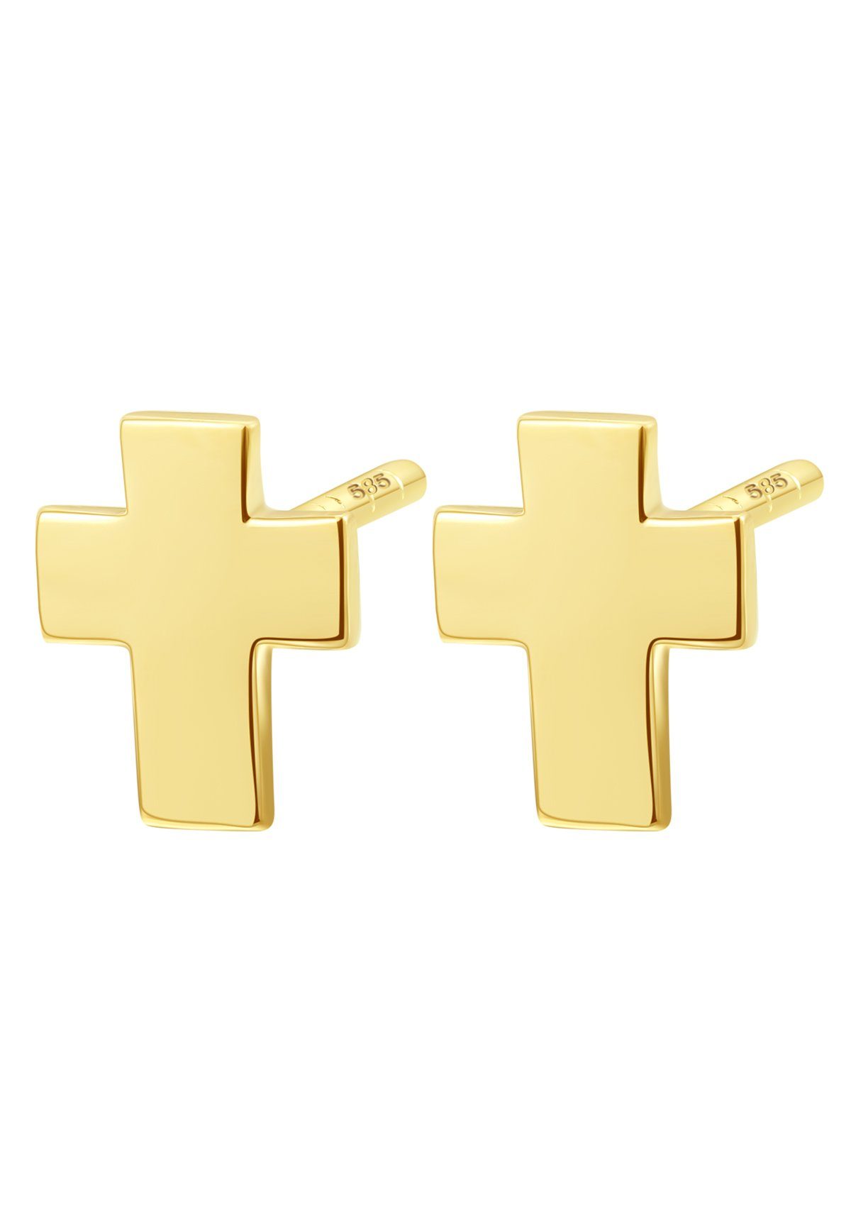Dear Me Paar Ohrstecker »585 Gold Kreuz Ohrringe«, Feine Ohrringe Kreuz 14K  Massivgold online kaufen | OTTO