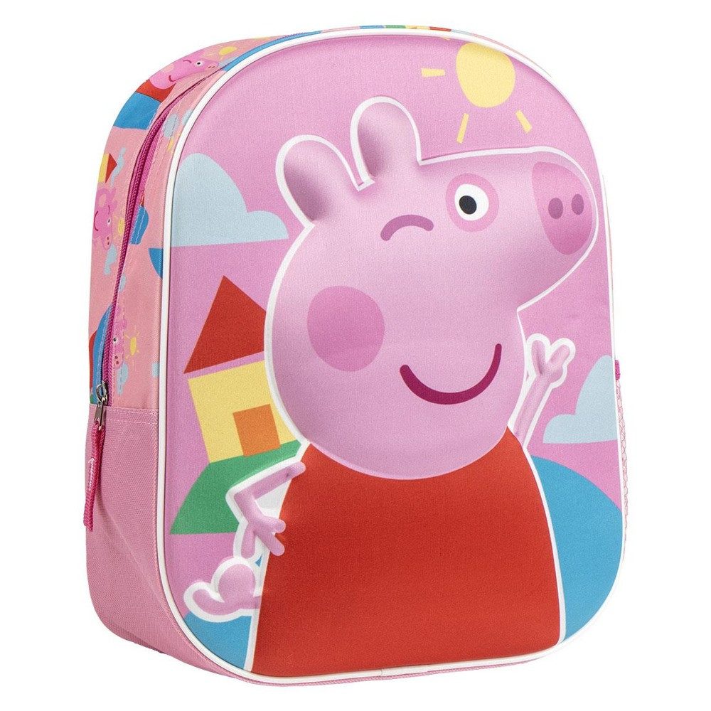 Cerda Kinderrucksack Peppa Pig - Kinderrucksack 3D, rosa (1-tlg), 3D Peppa Pig Druck