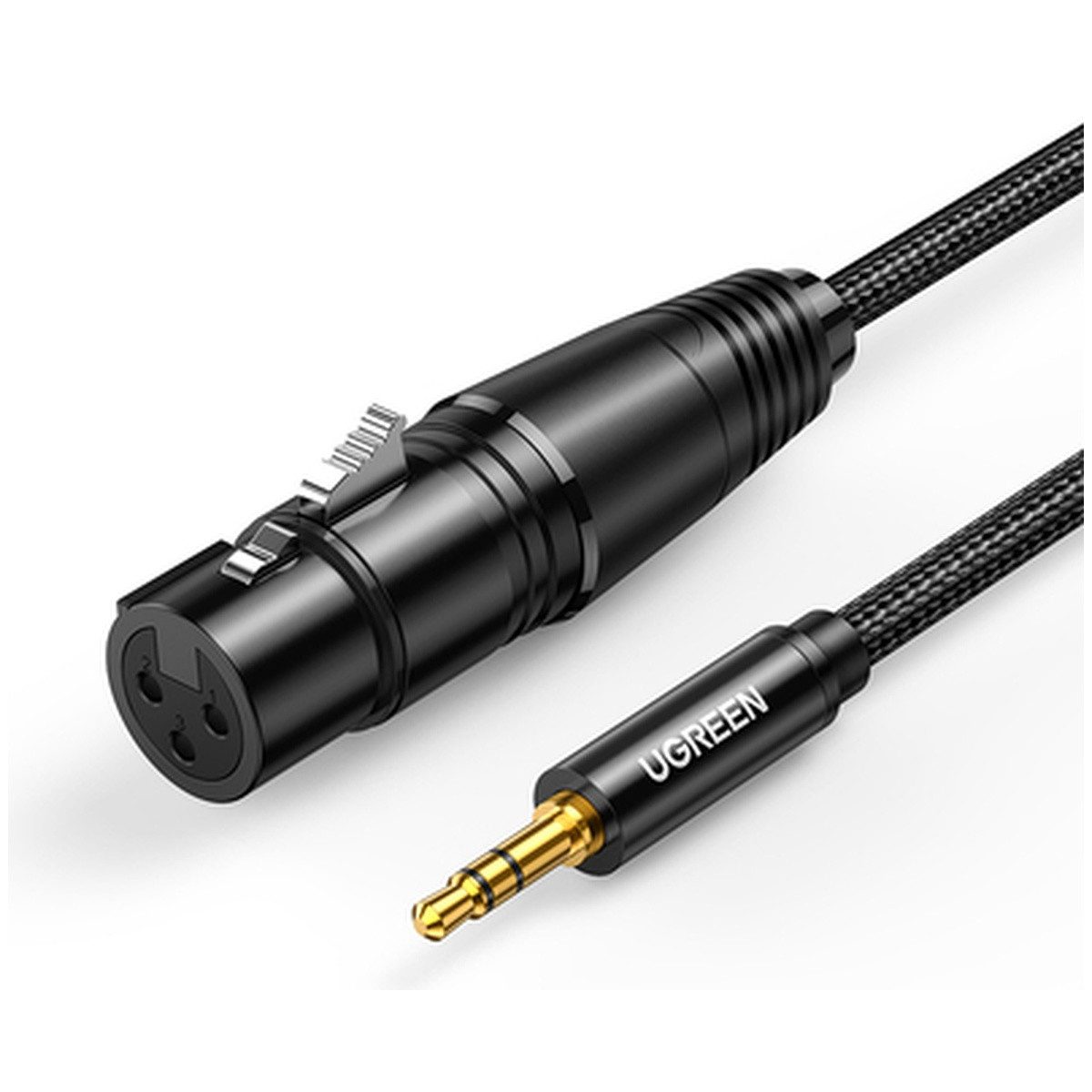 UGREEN Ugreen Audiokabel 3,5 mm Klinke mannlich XLR weiblich 1 m Audio-Adapter