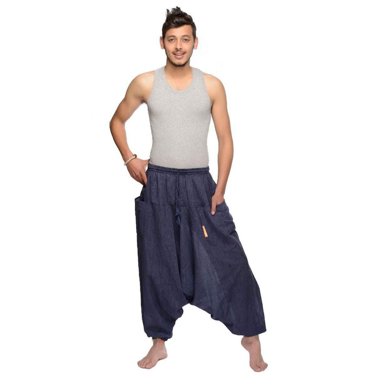 SIMANDRA Haremshose Singharaja Herren Freizeithose (1-tlg) mit elastischem günstig online kaufen