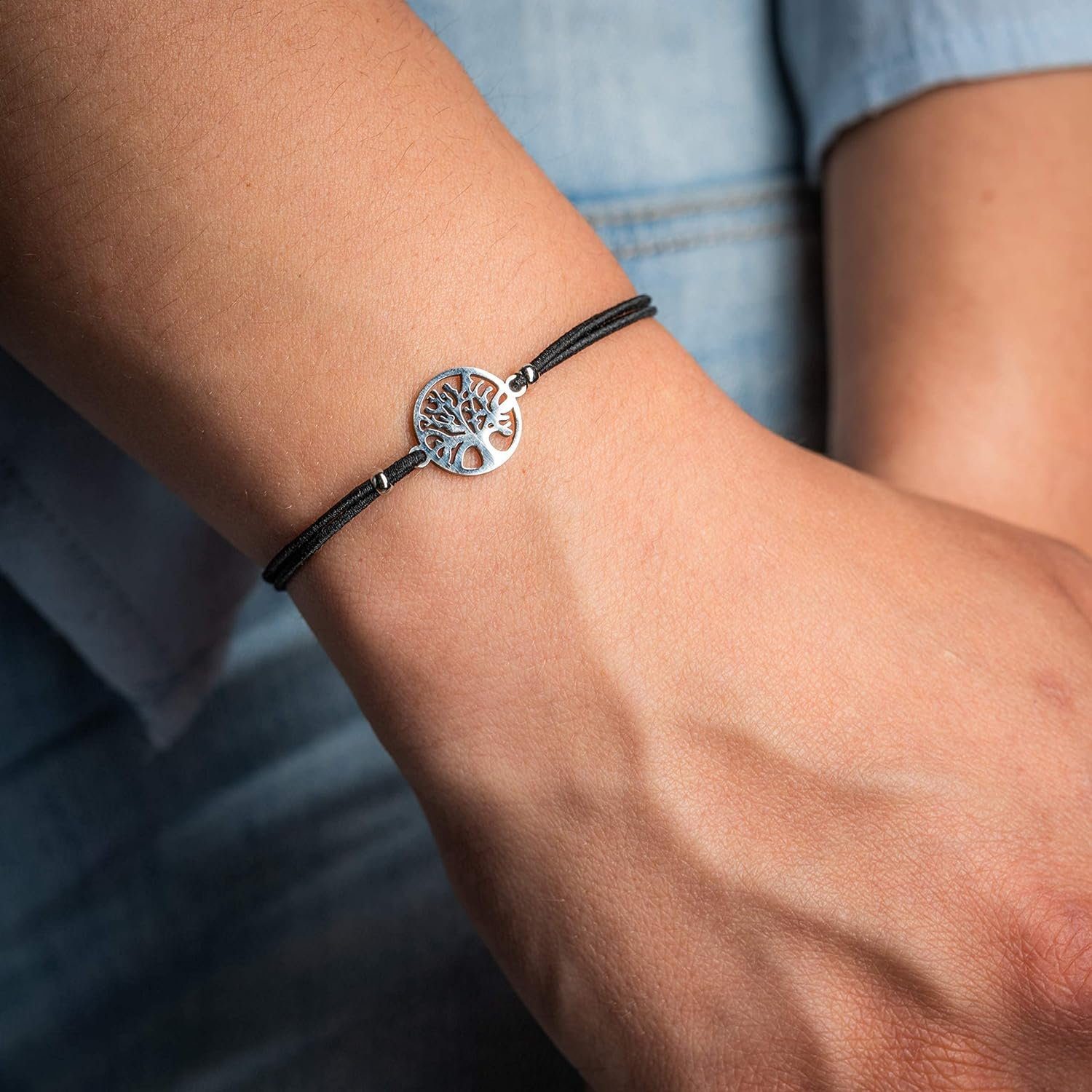 Armband by Nami Talisman Freundschafsarmband Glücksbringer, Made Stretch Elastisch Mädchen Armband Frauen