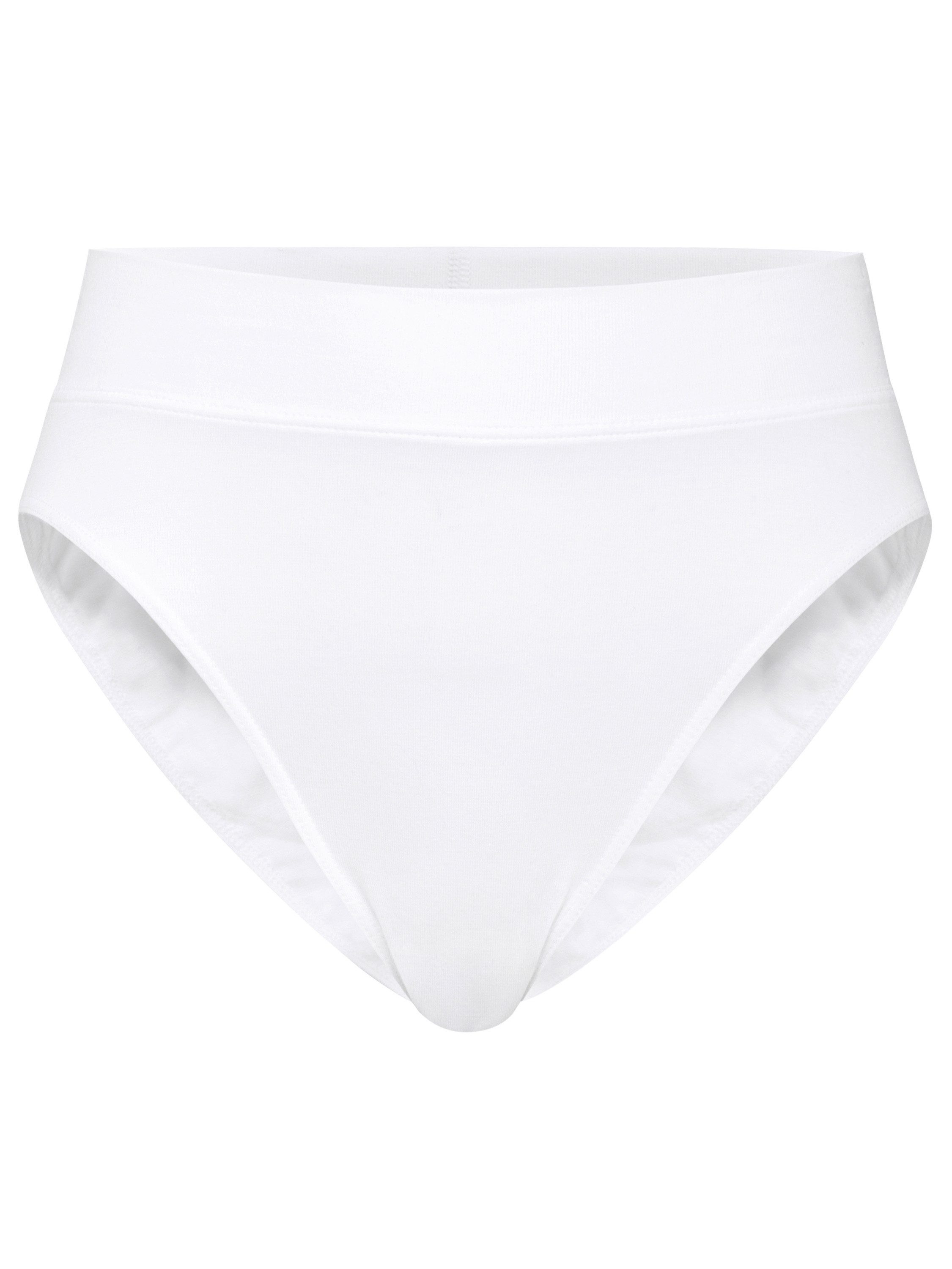 CALIDA Taillenslip Elastic Damen (1-St) breiter Softbund, High Waist, atmungsaktive Single Jersey-Qualität