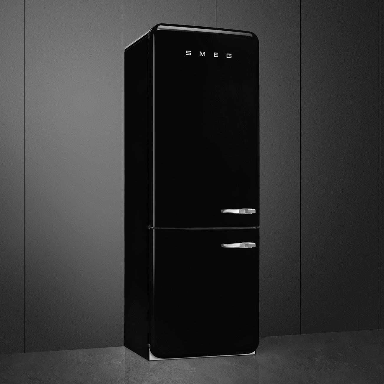 breit FAB38LBL5, Smeg 205 cm Kühl-/Gefrierkombination hoch, 70,6 cm