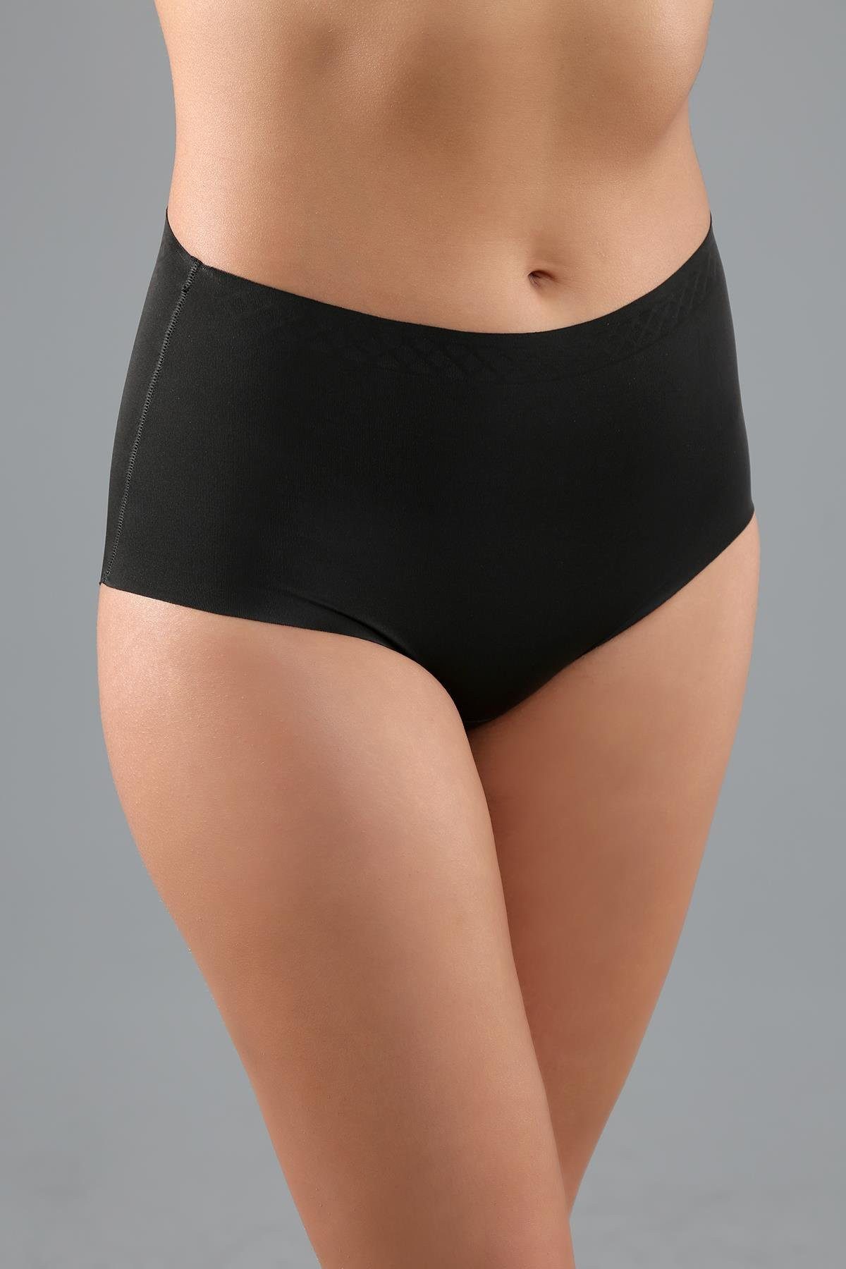 C&CITY Slip Übergröße Rutschfeste Hohe Taille Laser-Slips