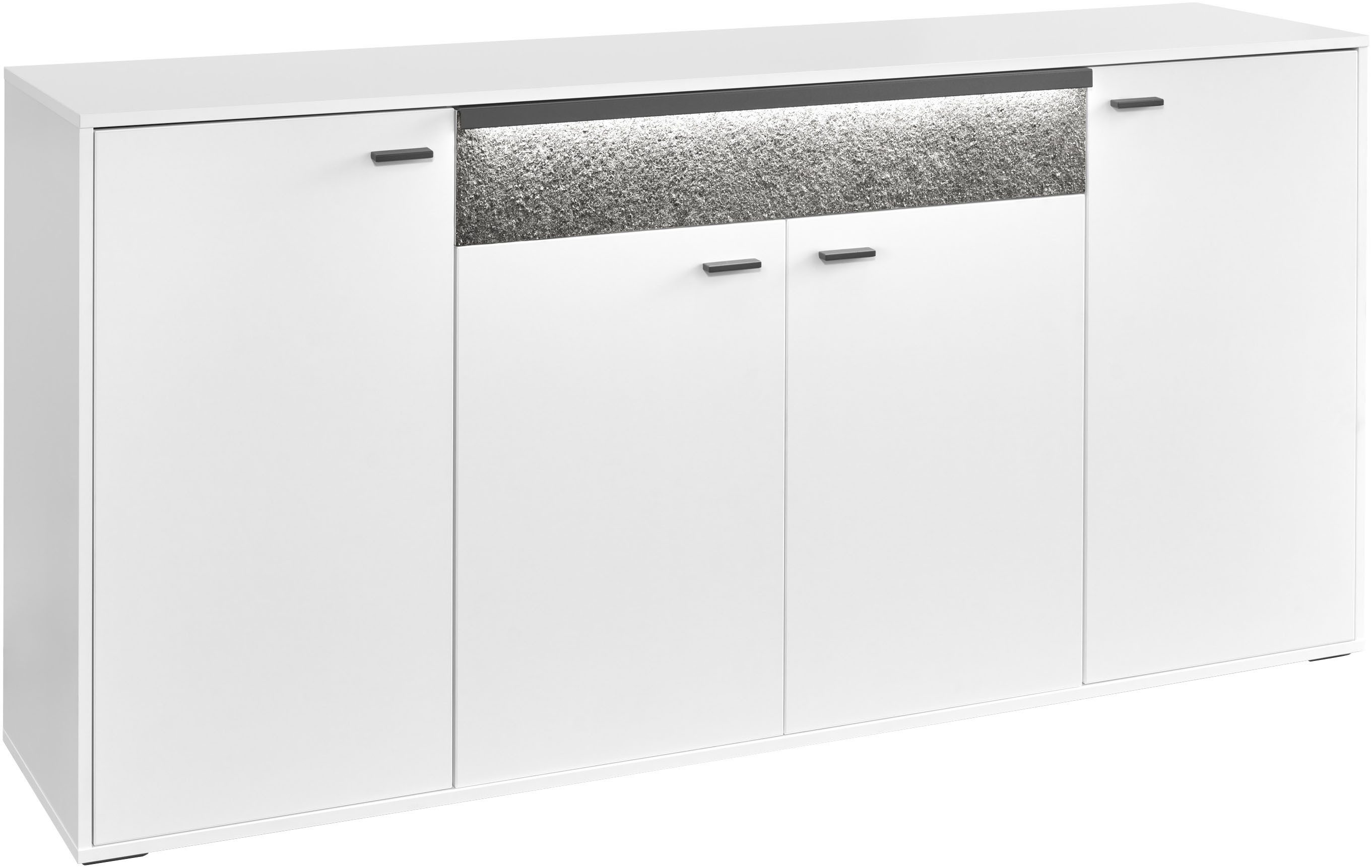 set one by Musterring Sideboard Deltona, inklusive Beleuchtung, Schubkasten als Zierelement, B184 x H89 cm