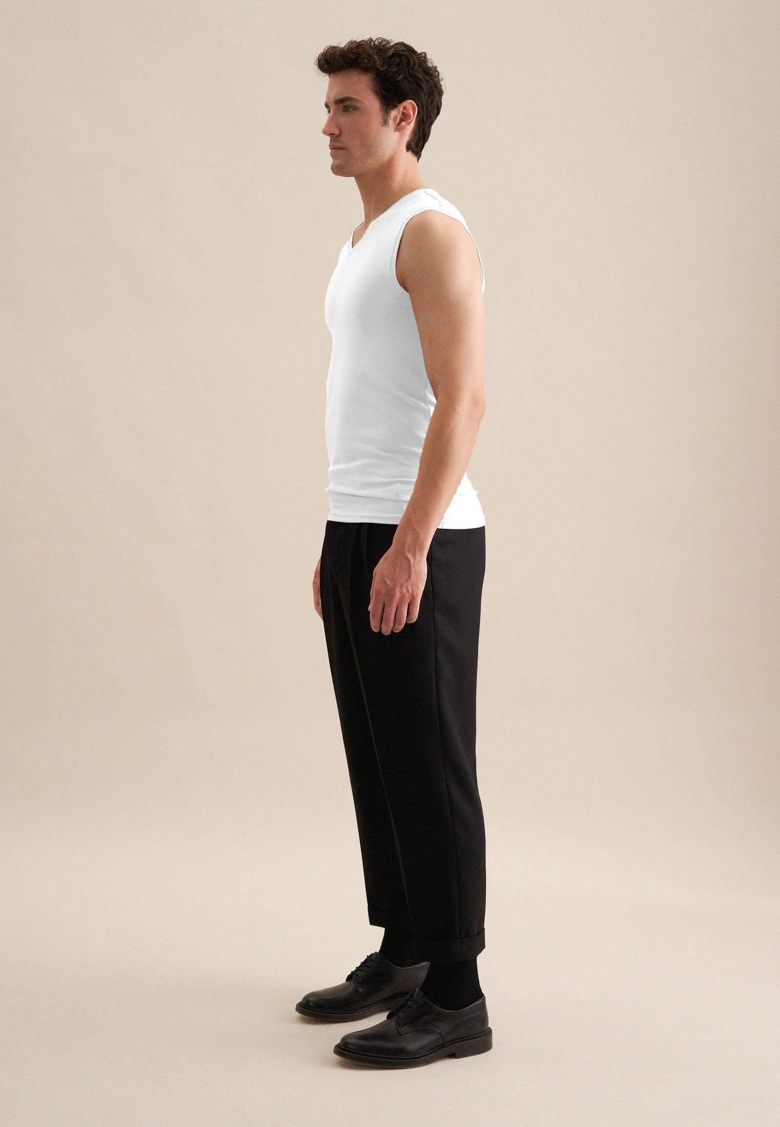 seidensticker Pullunder Ohne Arm V-Neck Uni