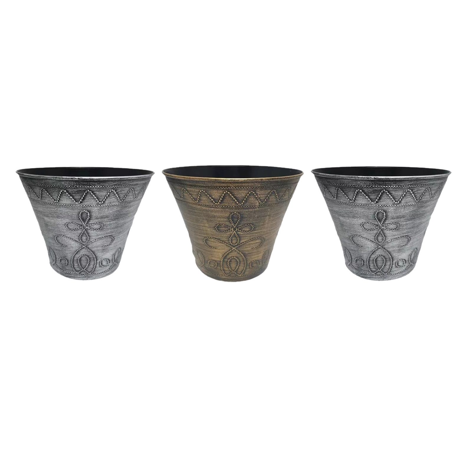 HTI-Living Blumentopf Blumentopf Nessa Ornamente Gold günstig online kaufen