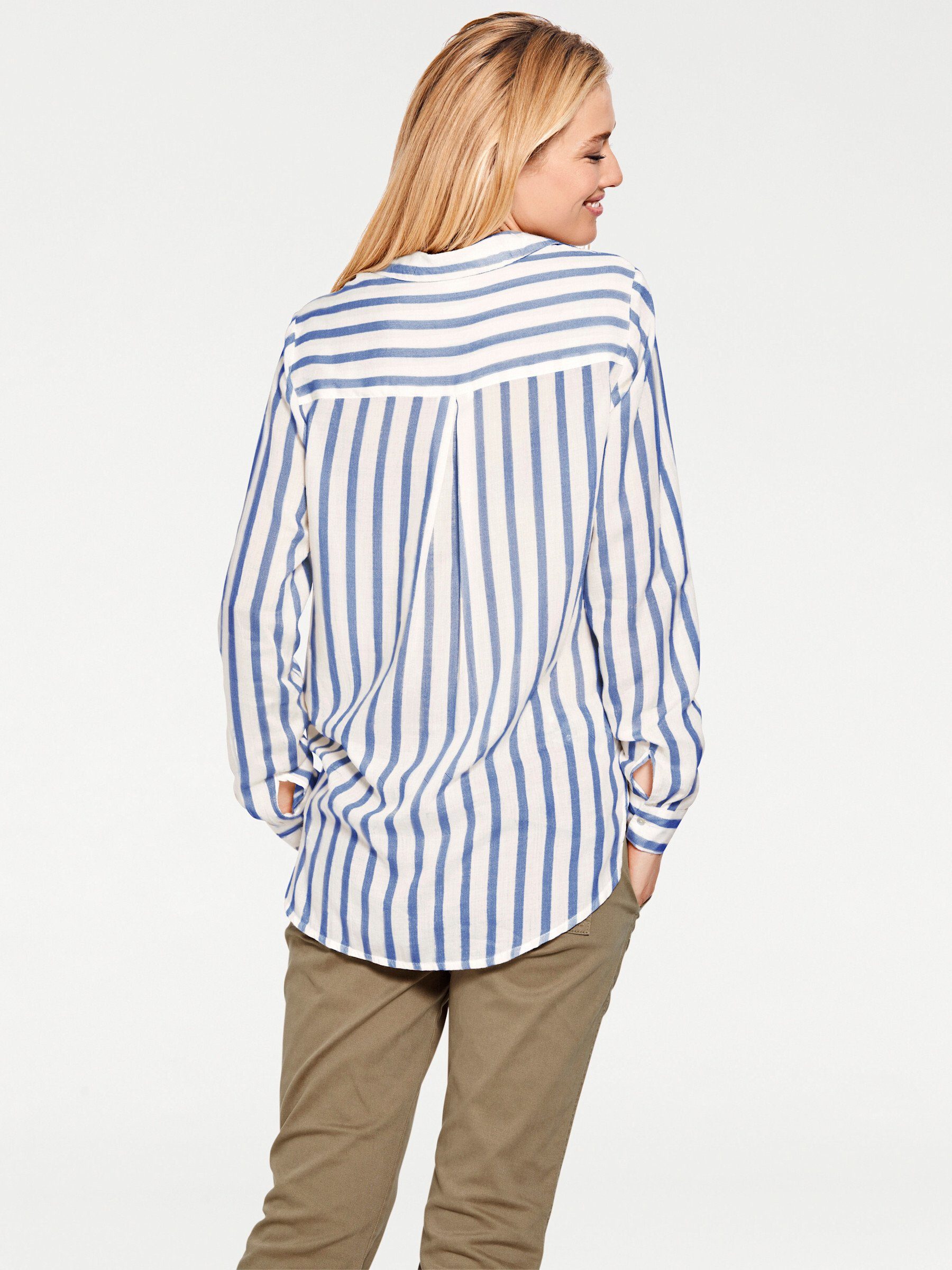 heine Klassische Bluse Streifenbluse Langarm