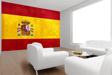 WandbilderXXL Fototapete Spanien, glatt, Länderflaggen, Vliestapete, hochwertiger Digitaldruck, in verschiedenen Größen