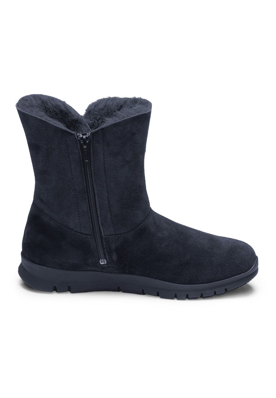vitaform Damen Stiefeletten Veloursleder & Doubleface Stiefelette