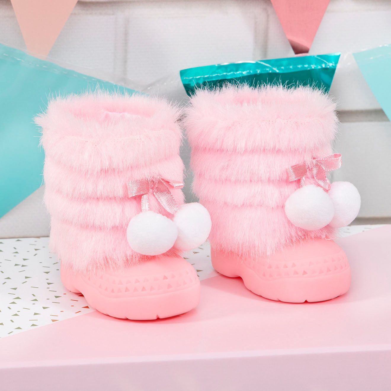 Bayer Puppen Schuhe Winterstiefel, (2-tlg), in Geschenkverpackung