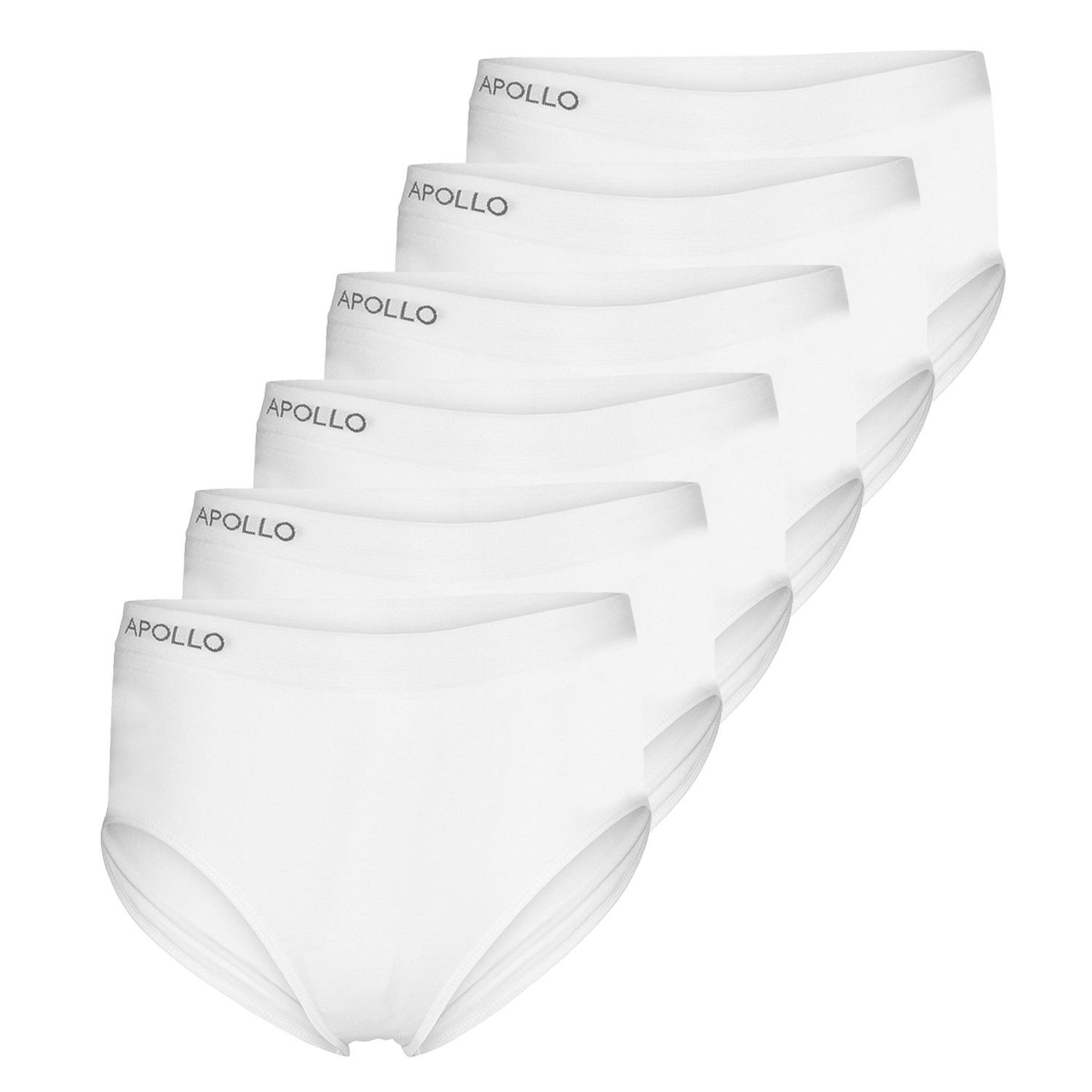 Apollo Slip Basic Seamless (6-St) High Waist, Baumwoll-Stretch günstig online kaufen