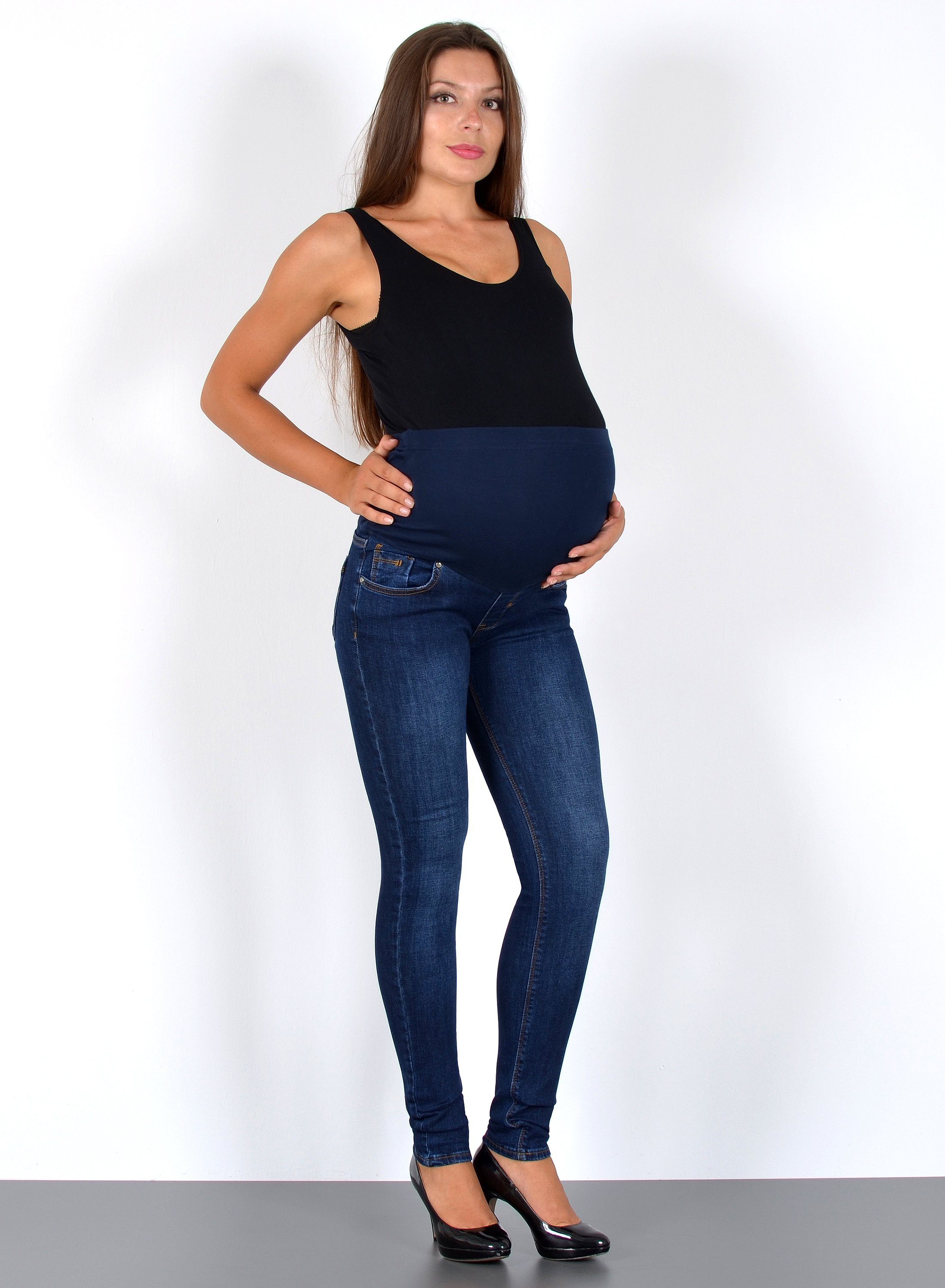 ESRA Umstandsjeans J531 Damen Skinny Fit günstig online kaufen