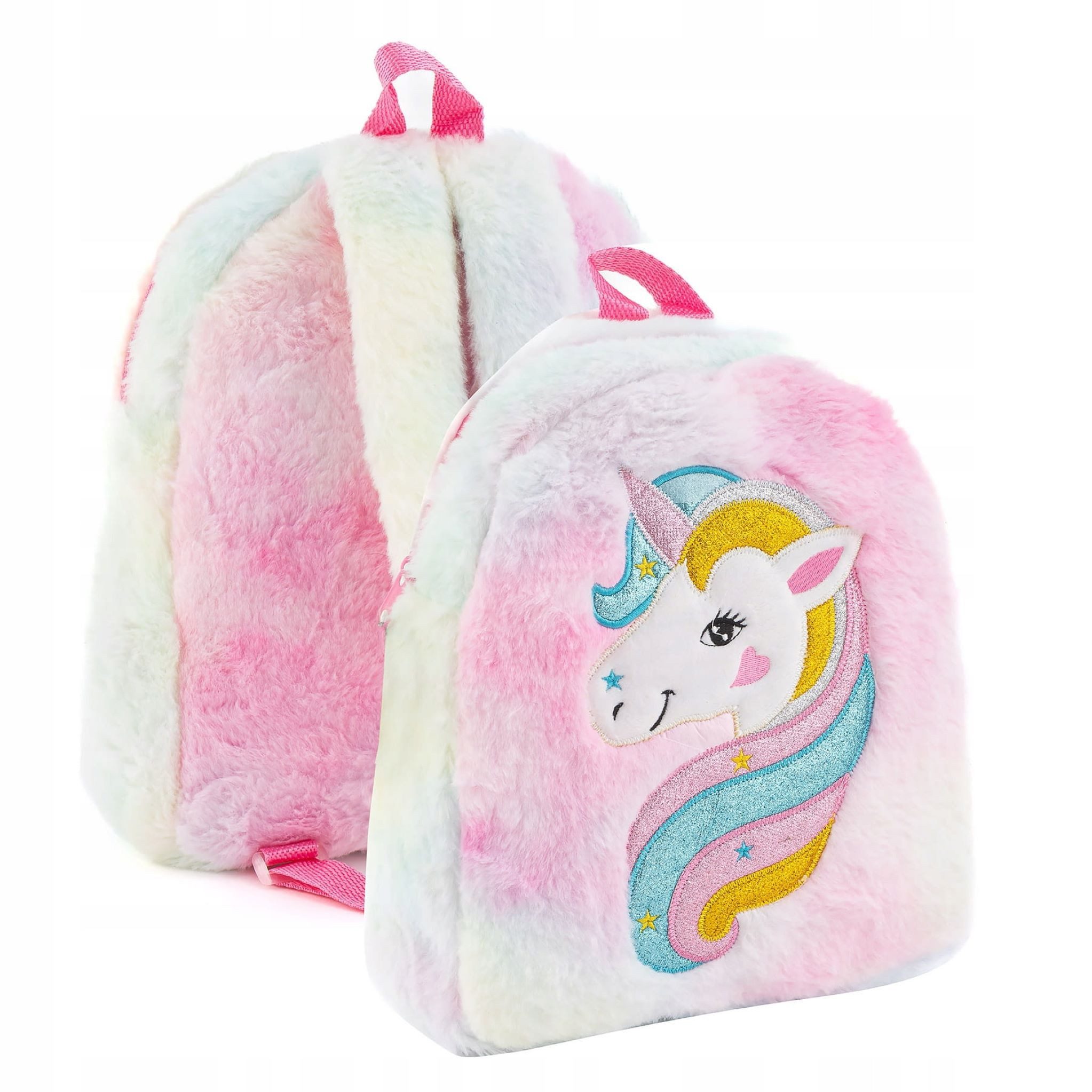 Kinderrucksack Einhorn Kinderzimmer Rucksack für Baby Plüsch 2