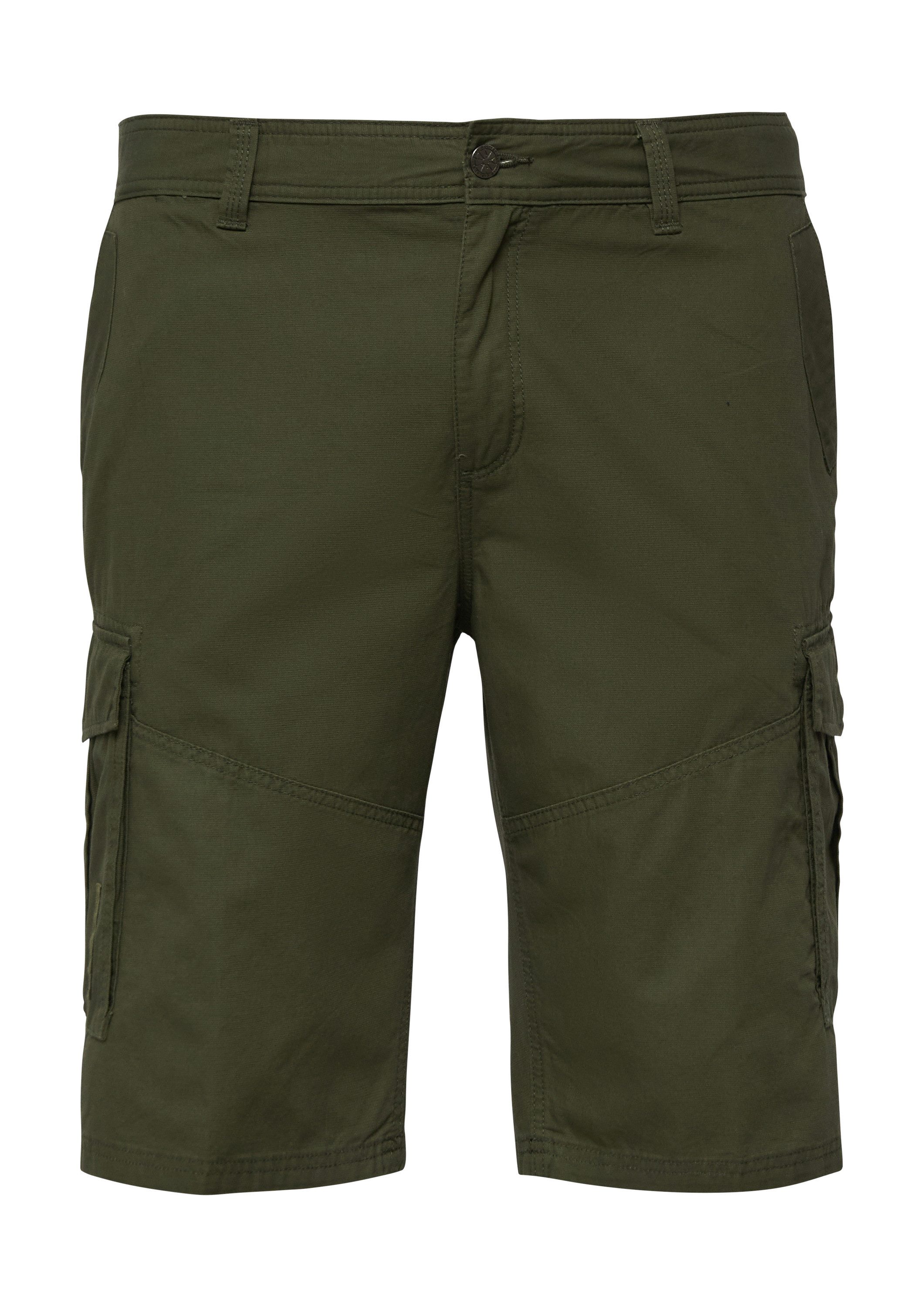 s.Oliver Shorts Hose FILE File: Cargo-Shorts mit Logo-Details