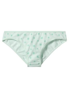 petite fleur Bikinislip (Packung, 8-St) mit Sternen-Print und unifarben