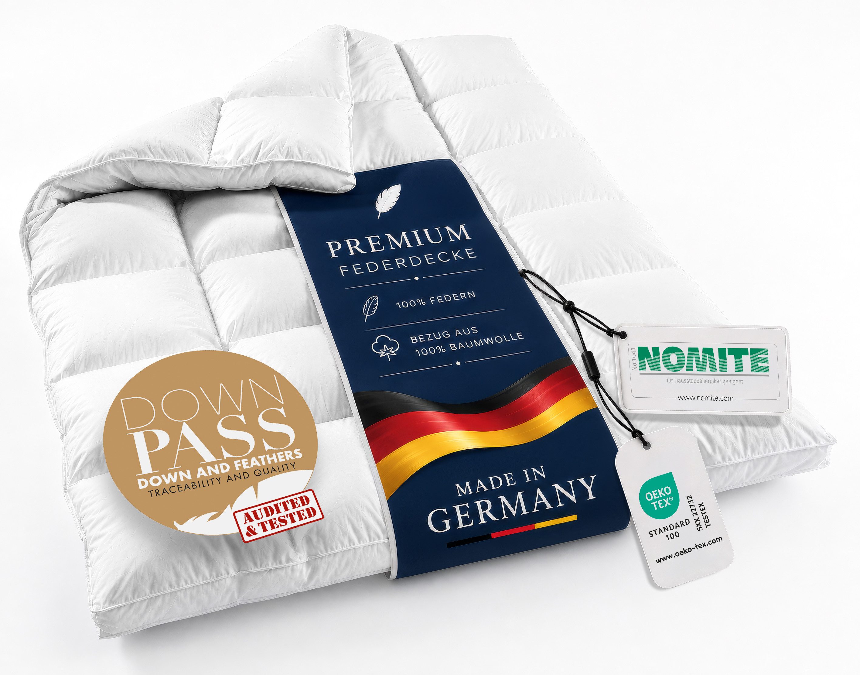 Gentle North Federbettdecke Gentle North Federbett extra warm – 100 % Federn – Made in Germany