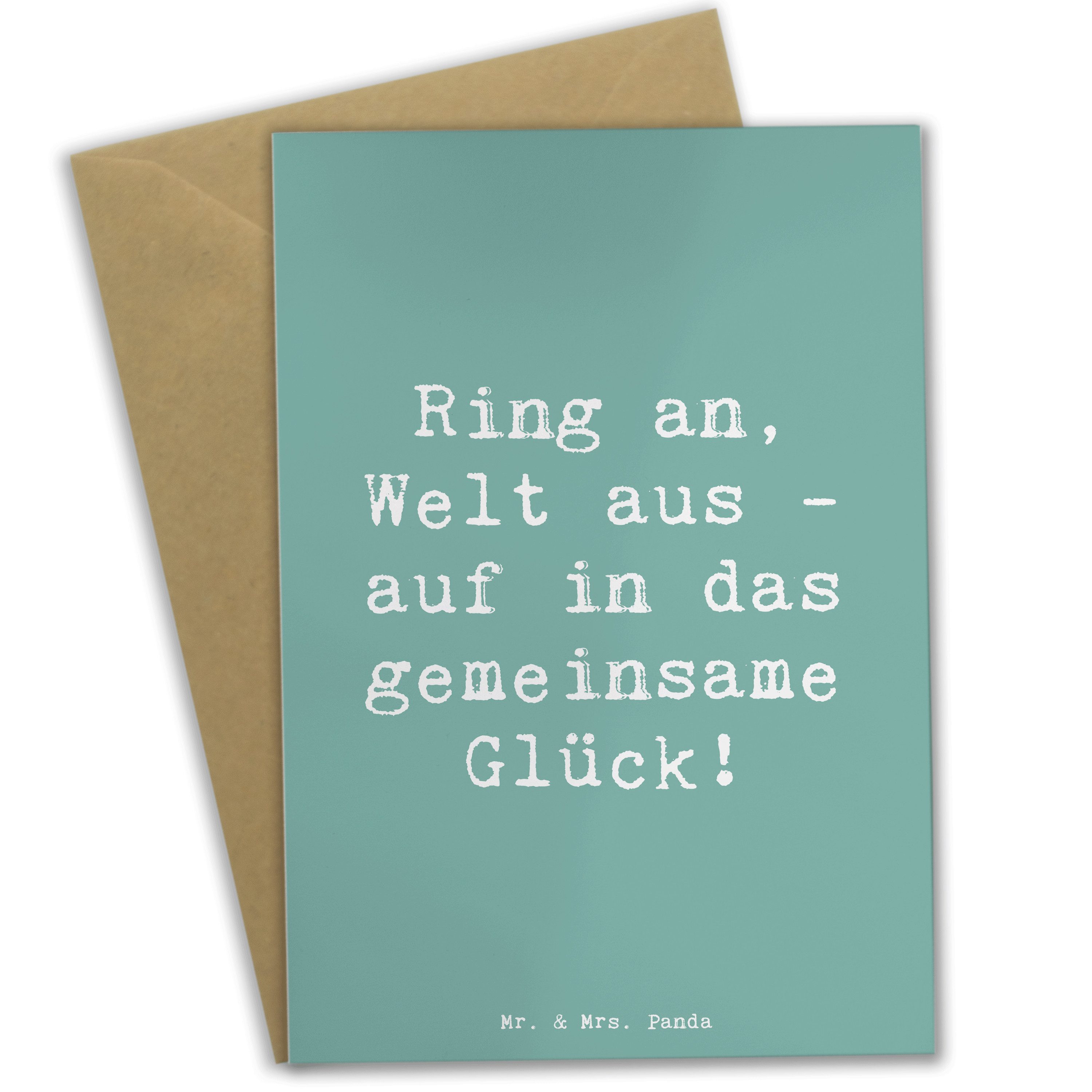 Grußkarte Verlobung Glück - Meeresbrise - Geschenk, besonderen Anlass, Glückwun