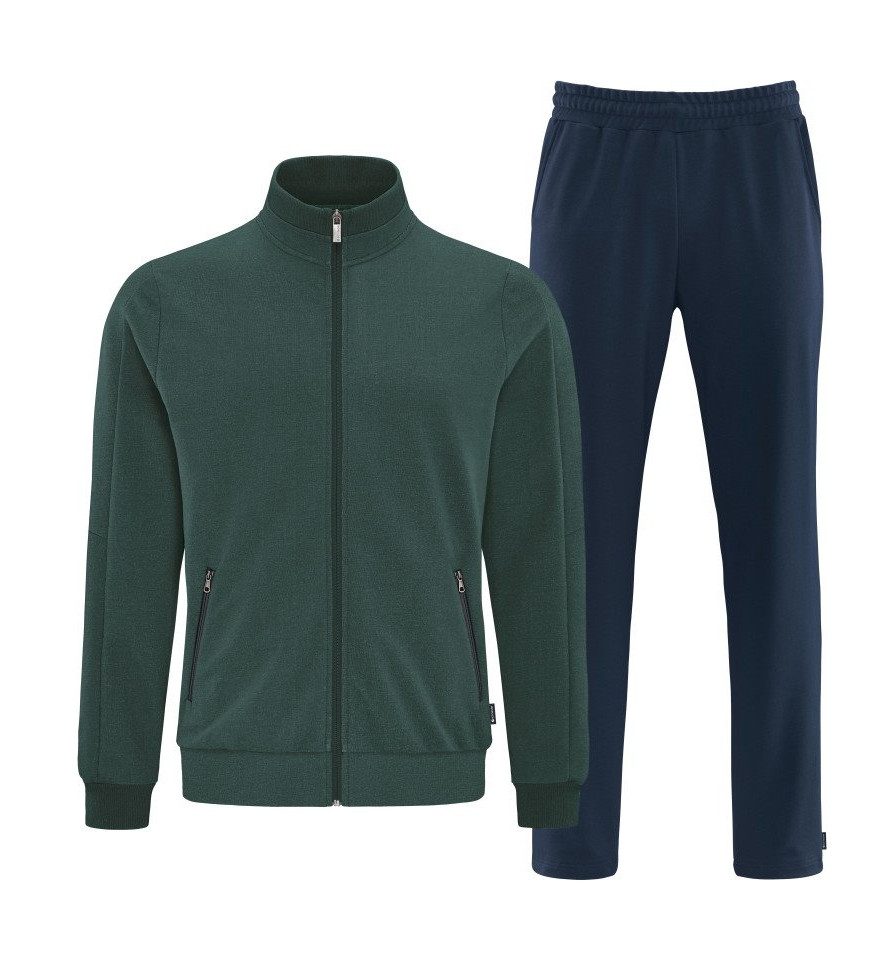 SCHNEIDER Sportswear Trainingsanzug CHANDLERM-ANZUG MOSS-MEL./SCHWARZ