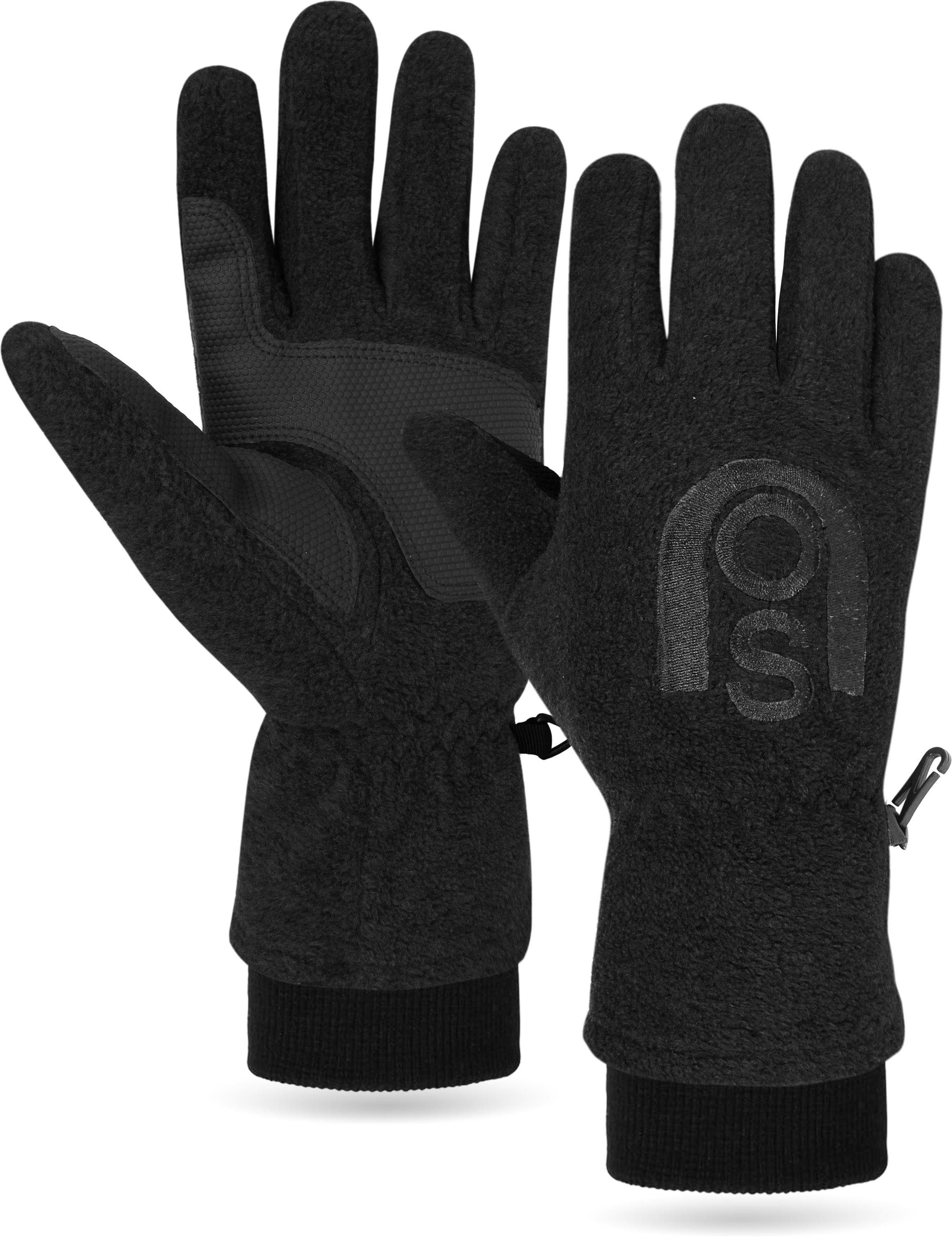 normani Skihandschuhe Fleece Handschuhe Appat Winterhandschuhe Thermohandschuhe mit Fleecefütterung und verstärkter Handinnenfläche Fingerhandschuhe Outdoorhandschuhe
