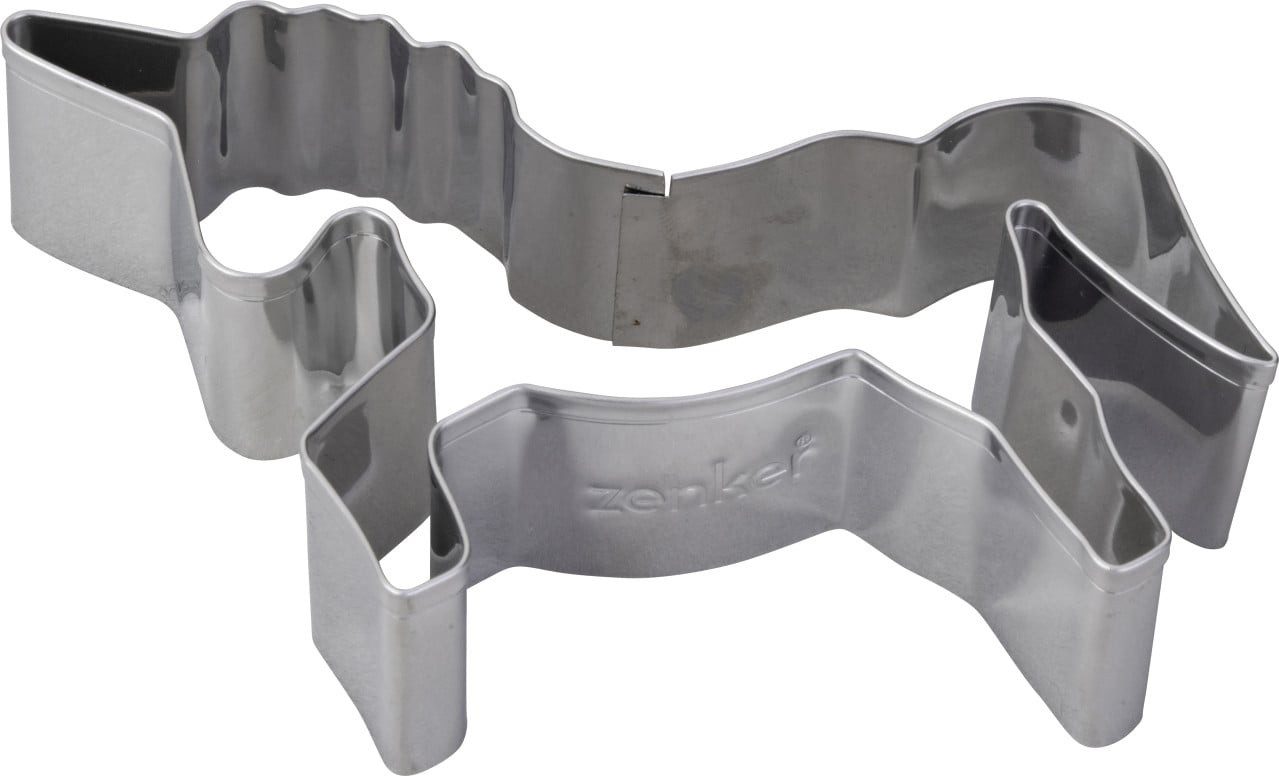 Zenker Backblech Zenker Ausstechform Einhorn 12 x 6,5 cm silber, Edelstahl
