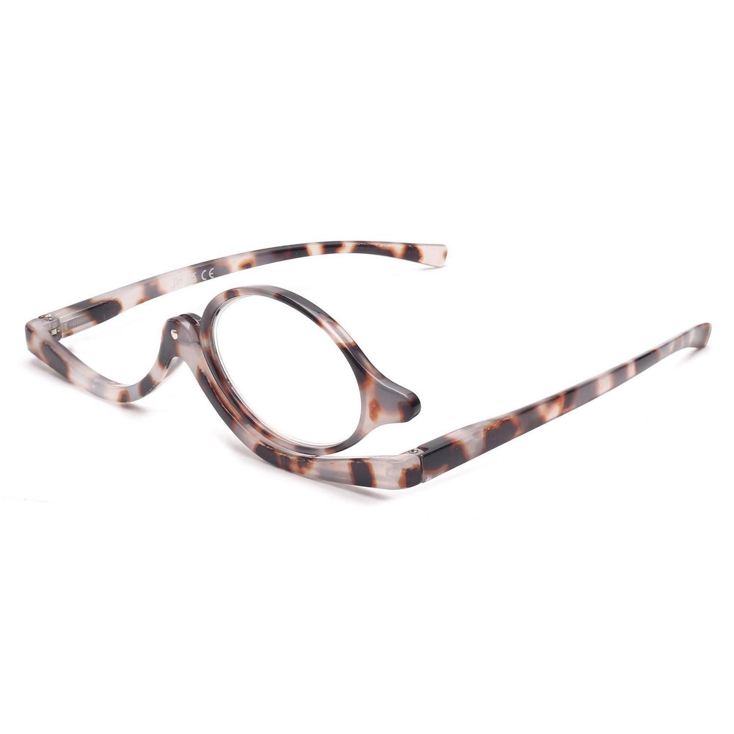 LuxusKollektion Lesebrille Lesebrille 2.0x Flip Grau Schildkröte