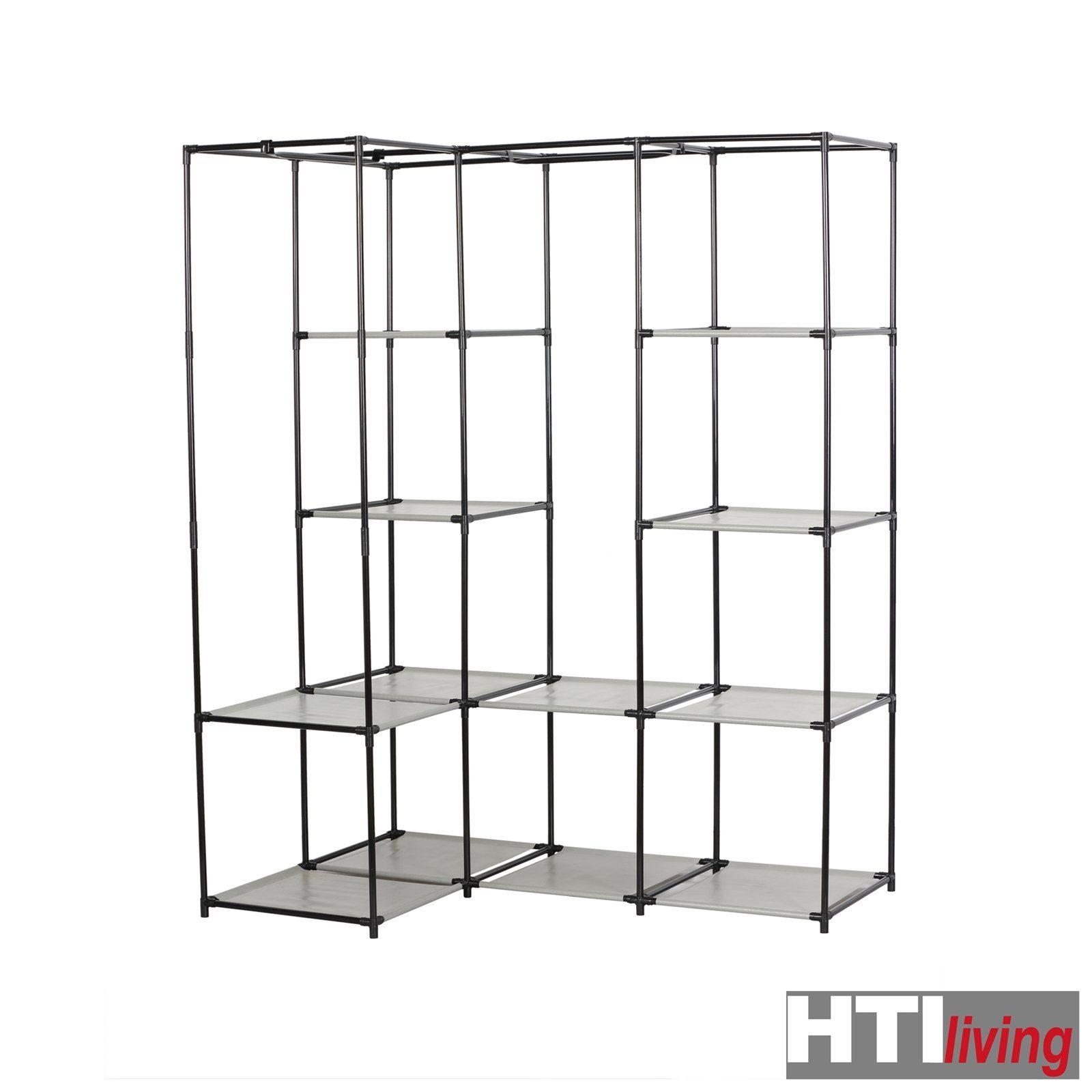 HTI-Living (Stück, Eckkleiderschrank Stoffschrank Eckregal Lena Stoffschrank 1-St)