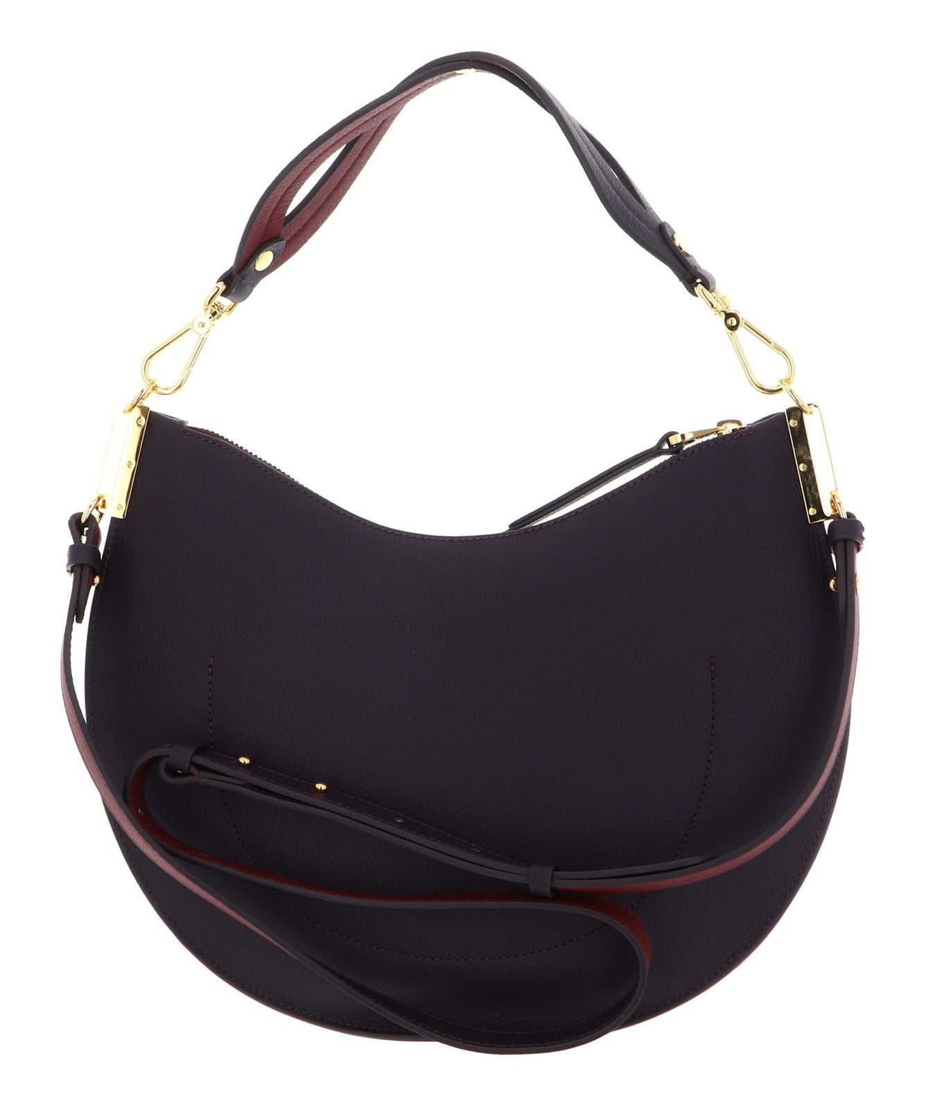 COCCINELLE Schultertasche Handbag Double Grainy Leather, aus echtem Rindsleder