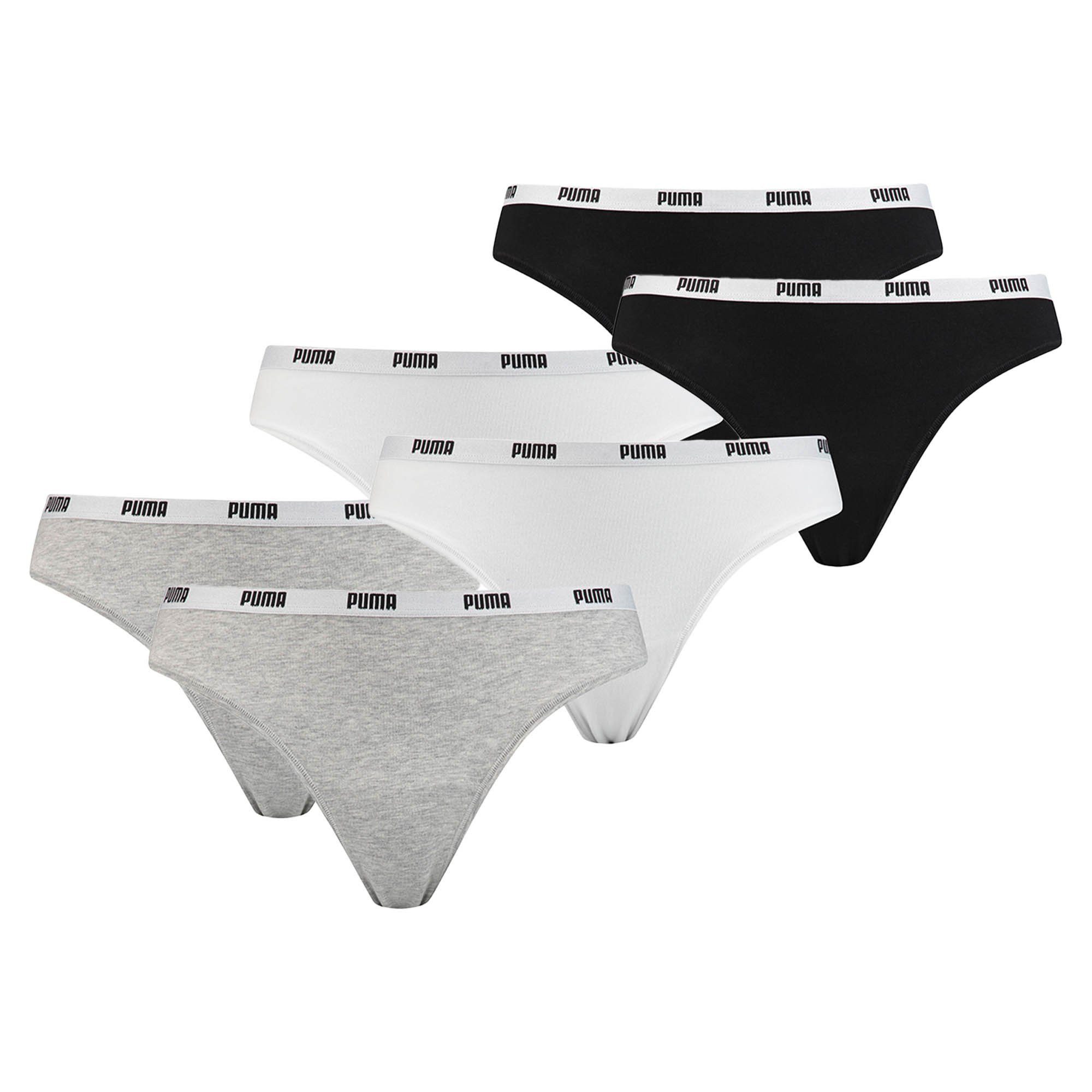 String Damen String 6er Pack Baumwolle