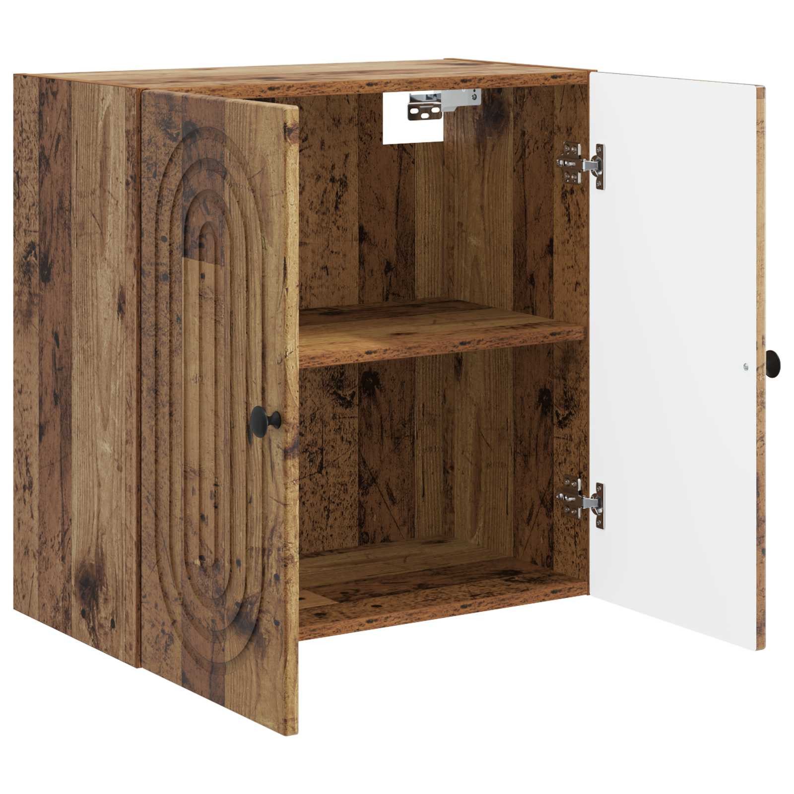 vidaXL Schranksystem Wandschrank Altholz 59 x 31 x 60 cm Holzwerkstoff (1-St)