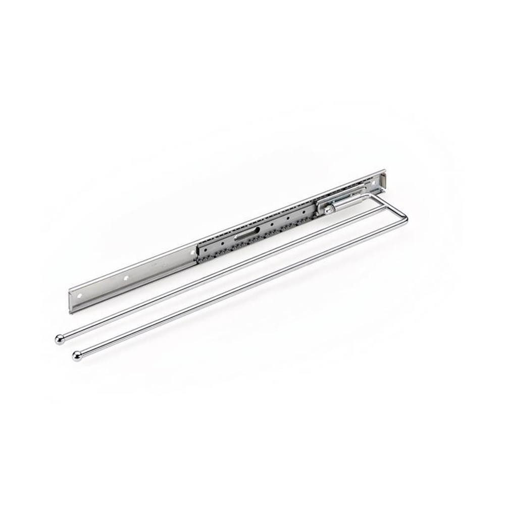 Naber Mülleimer Handtuchhalter De Luxe S, verchromt, 2-armig