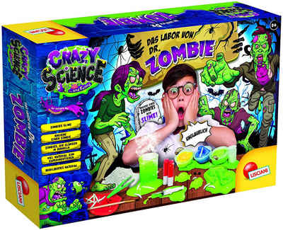 Lisciani Experimentierkasten Crazy Science - Das Labor von Dr Zombie, mit viel Material für Experimente