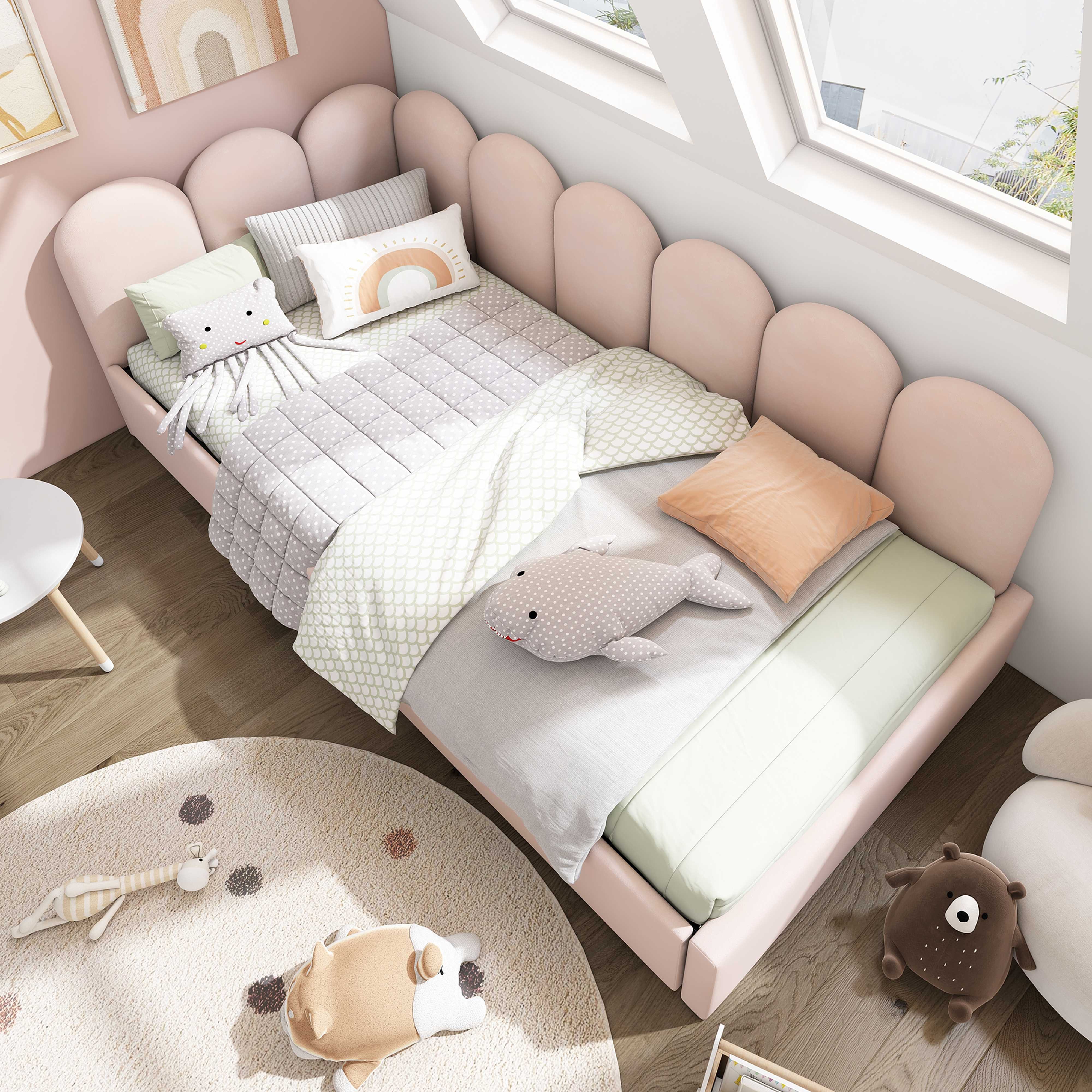 BlingBin Einzelbett Polsterbett Stauraumbett Tagesbett 90×190/200cm günstig online kaufen
