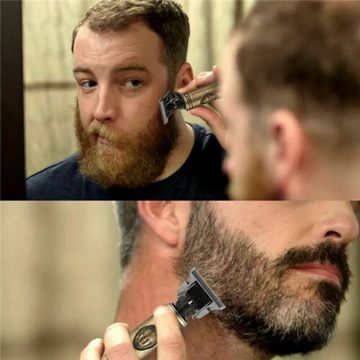 autolock Haarschneider Profi Haarschneider Haarschneidemaschine T-Blade Haarschneider Set, Ein-Knopf-Start. Rutschfestes Metallskelett