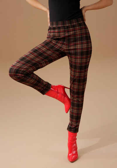 Aniston CASUAL Leggings im Brit-Chic-Look