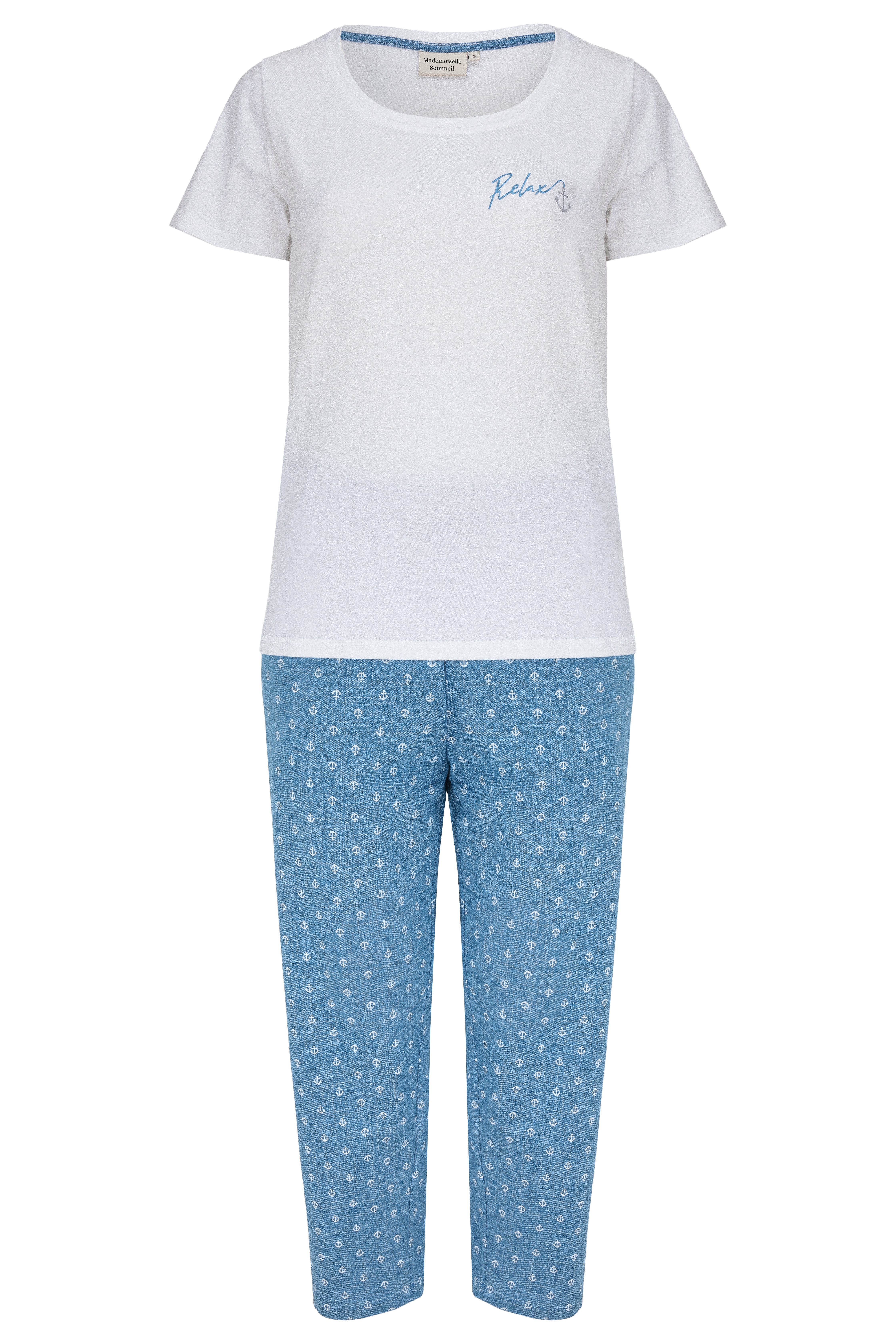 Mademoiselle Sommeil Pyjama Schlafanzug im maritimen Design (2 tlg., 1 Stüc günstig online kaufen
