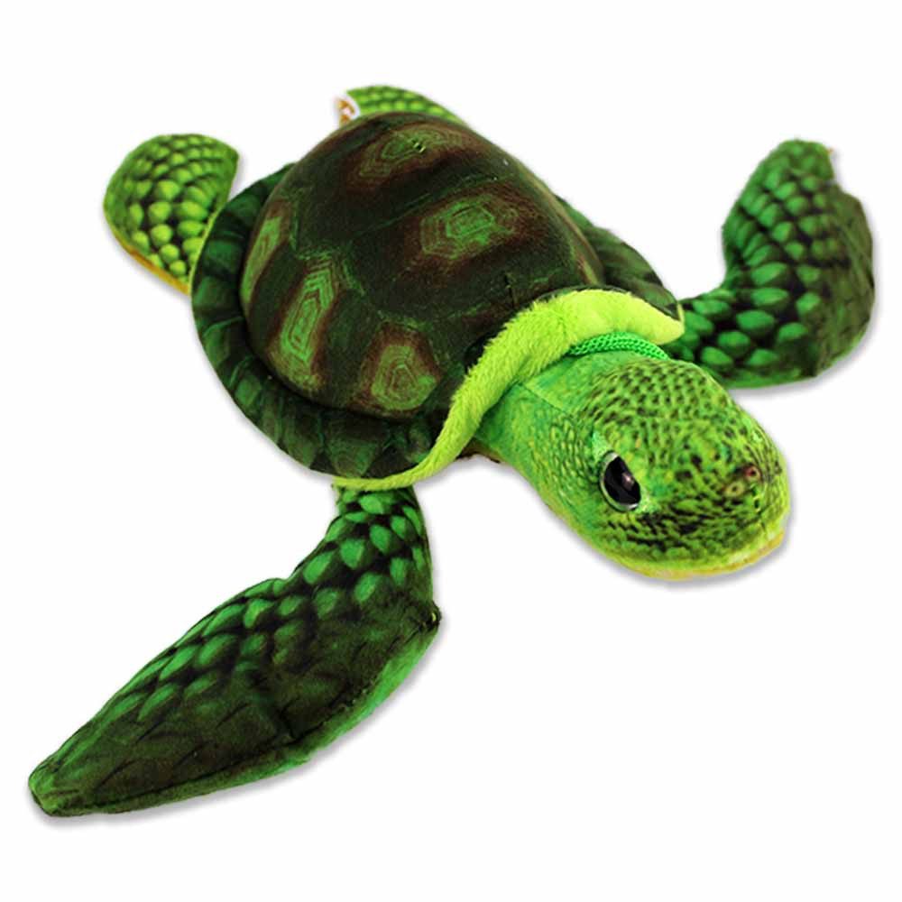 BEMIRO Tierkuscheltier Plüsch Schildkröte in braun & grün - ca. 25 - 36 cm