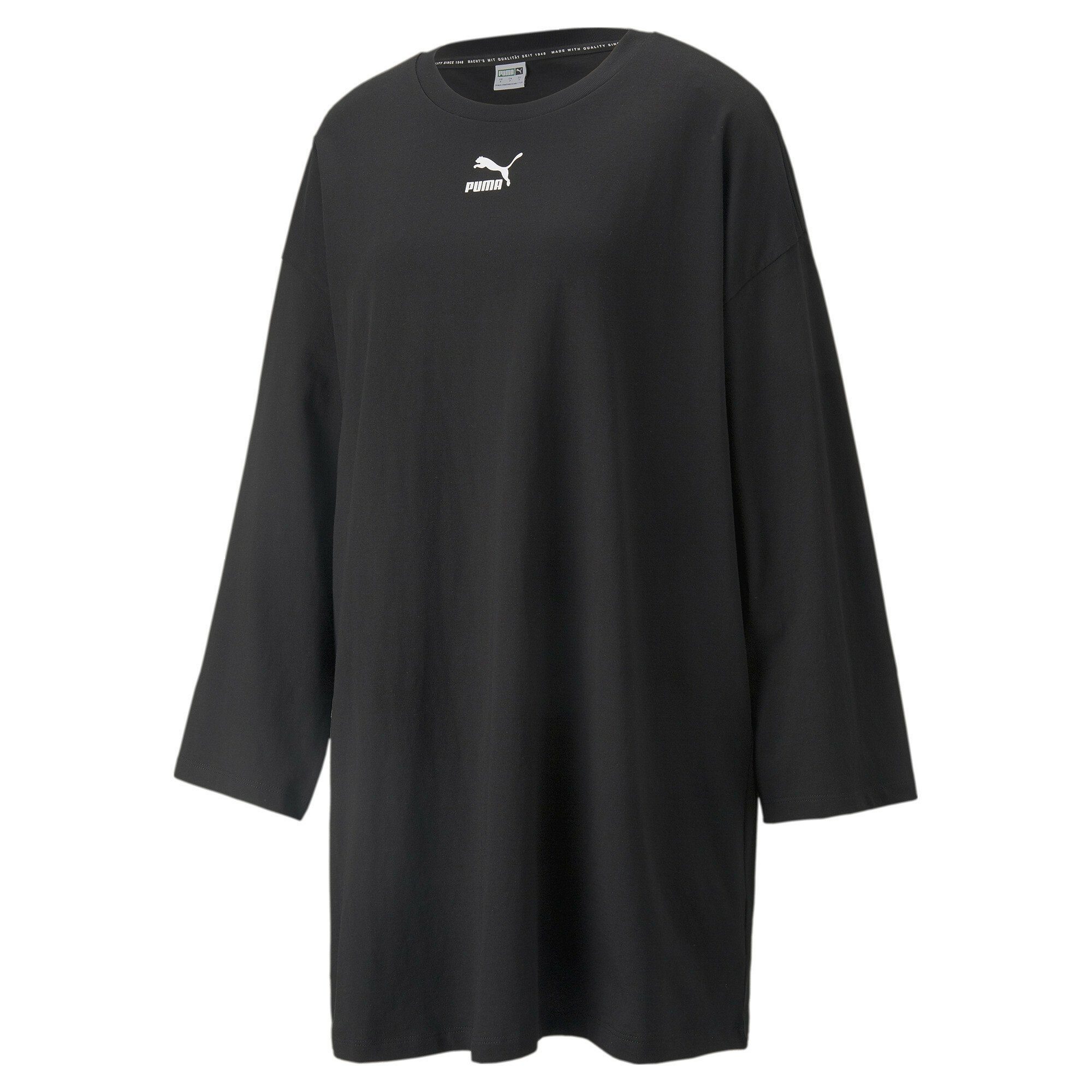 PUMA Sweatkleid »Classics Damen-T-Shirt-Kleid mit langen Ärmeln Relaxed«  online kaufen | OTTO