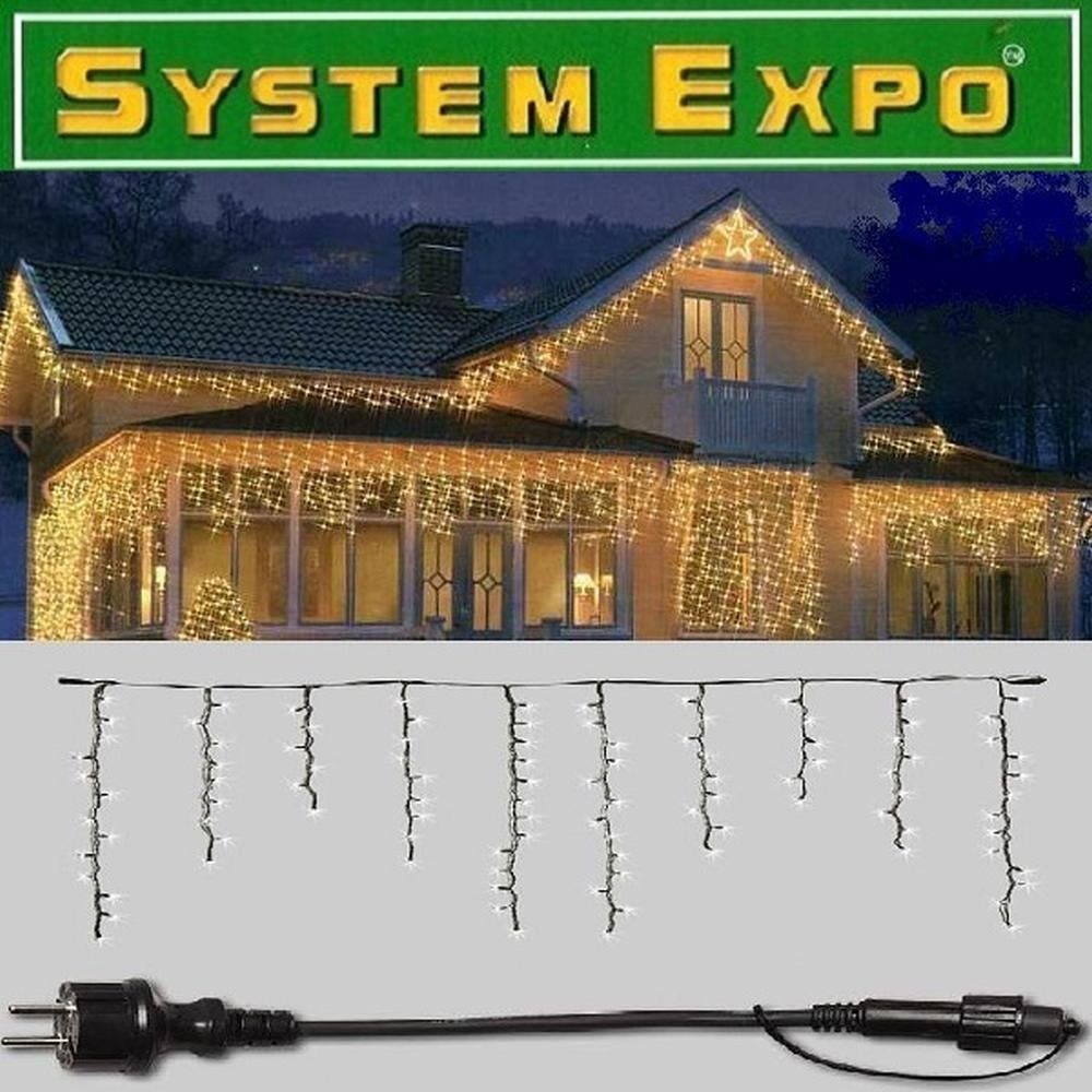 STAR TRADING Lichterkette »48431Set System Expo Eisregen Icicle 10m«