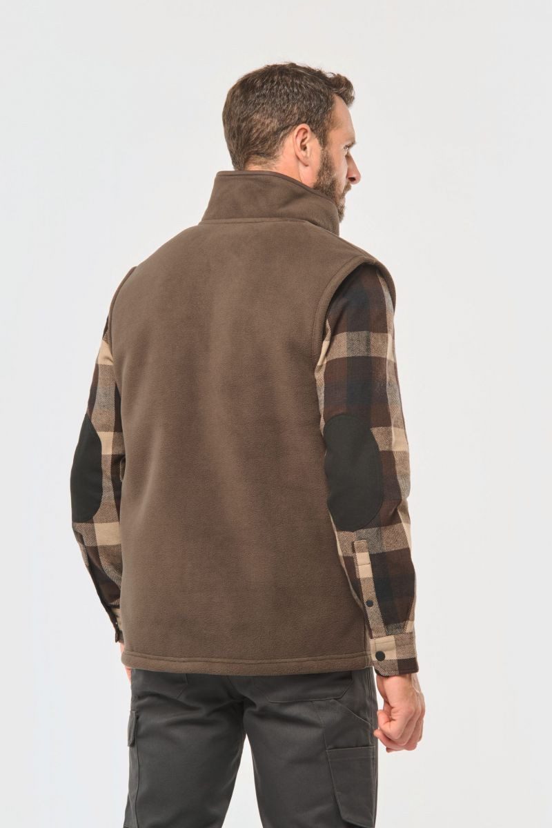WK. Designed To Work Arbeitsweste Bodywärmer aus Fleece mit Sherpa-Innenseite, Unisex